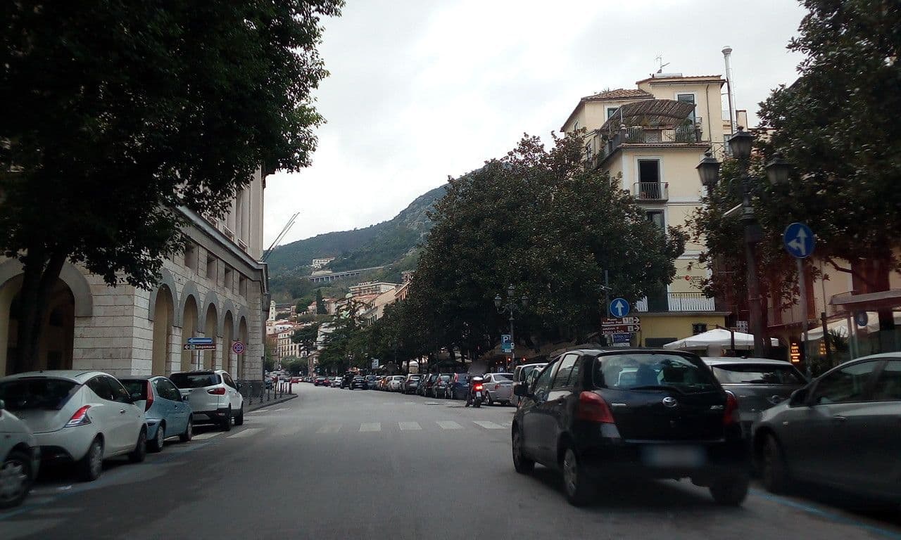 Street view near B&B Divina Salerno, Vietri sul Mare — © giosa94 (CC BY-SA · Mapillary)