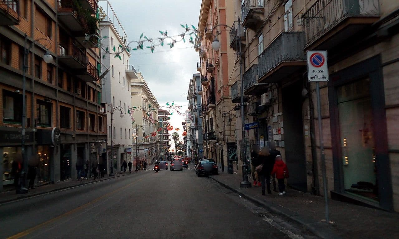 Street view near B&B Civico Cinque, Salerno — © giosa94 (CC BY-SA · Mapillary)