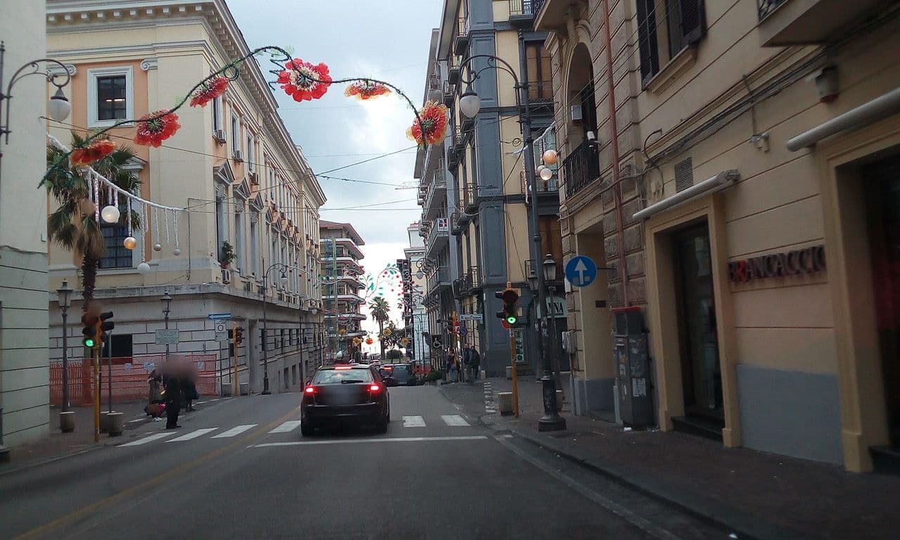 Street view near Hotel Montestella, Salerno — © giosa94 (CC BY-SA · Mapillary)