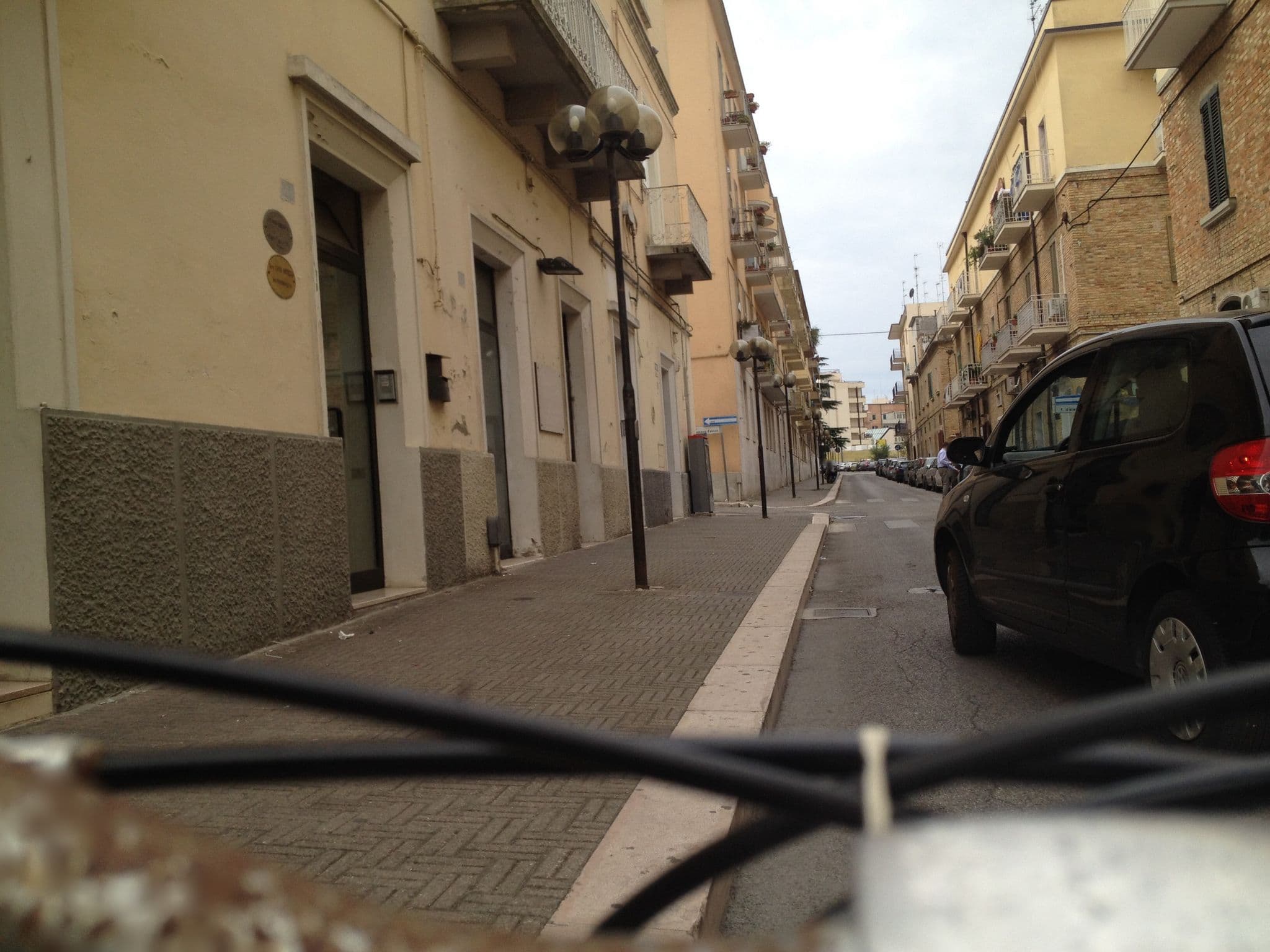 Street view near Le Due Nicchie, Matera — © raxpa (CC BY-SA · Mapillary)