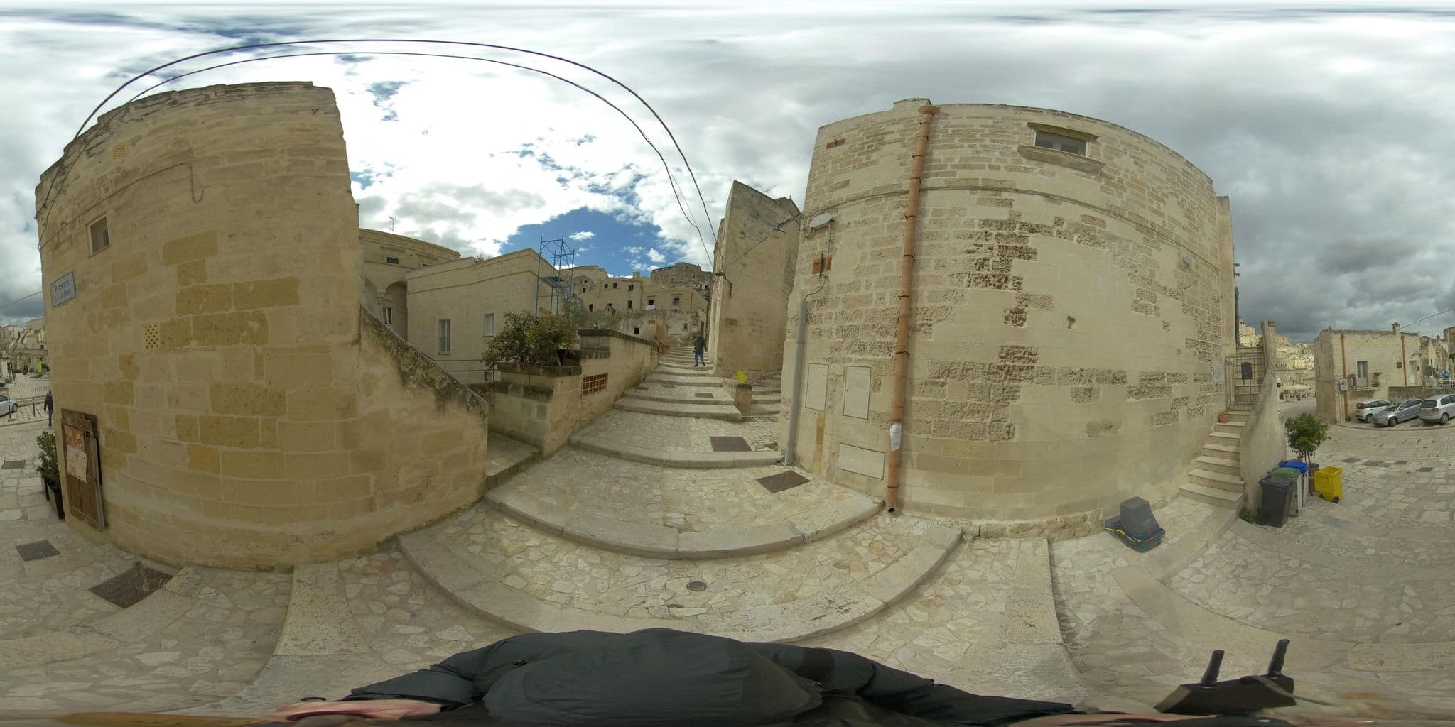 Street view near La grotta di Lulù, Matera — © tesisti_lab (CC BY-SA · Mapillary)