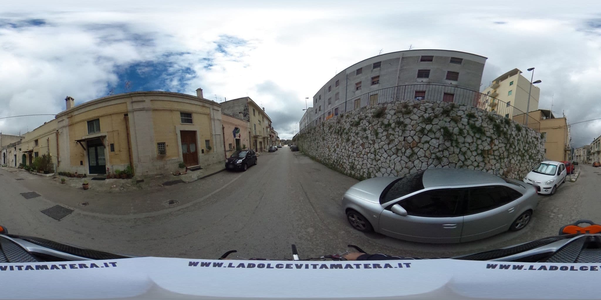 Street view near Casastella B&B, Matera — © raxpa (CC BY-SA · Mapillary)