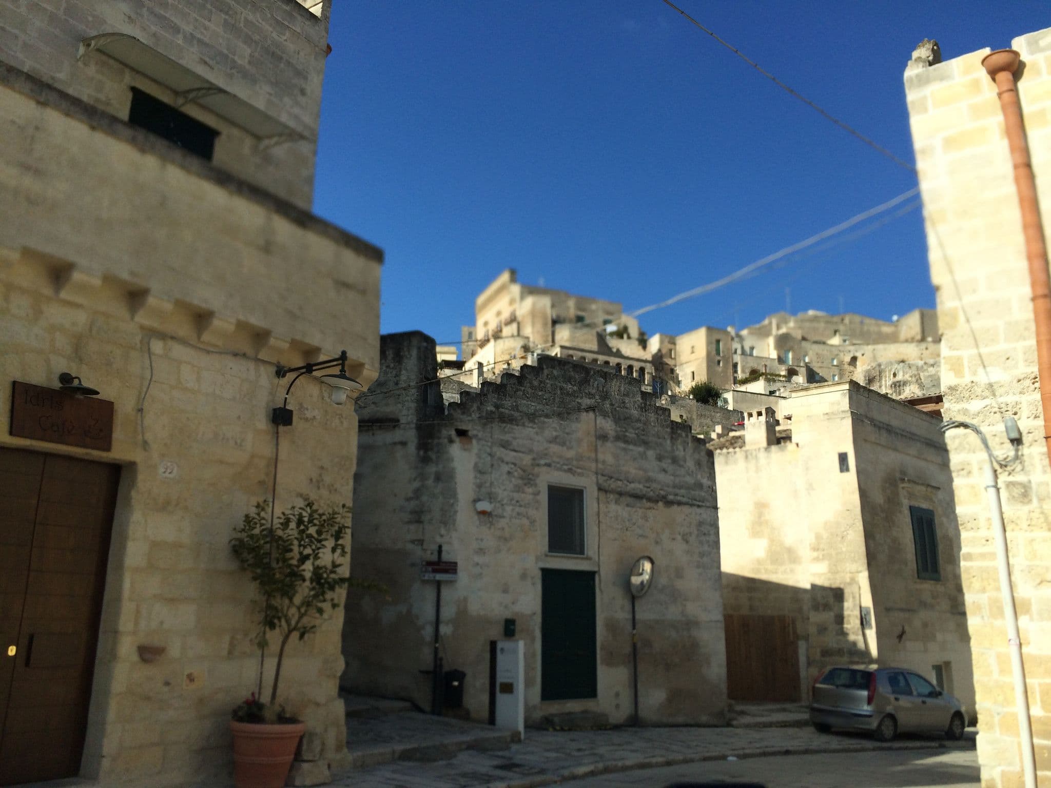 Street view near Alle Grotte, Matera — © raxpa (CC BY-SA · Mapillary)