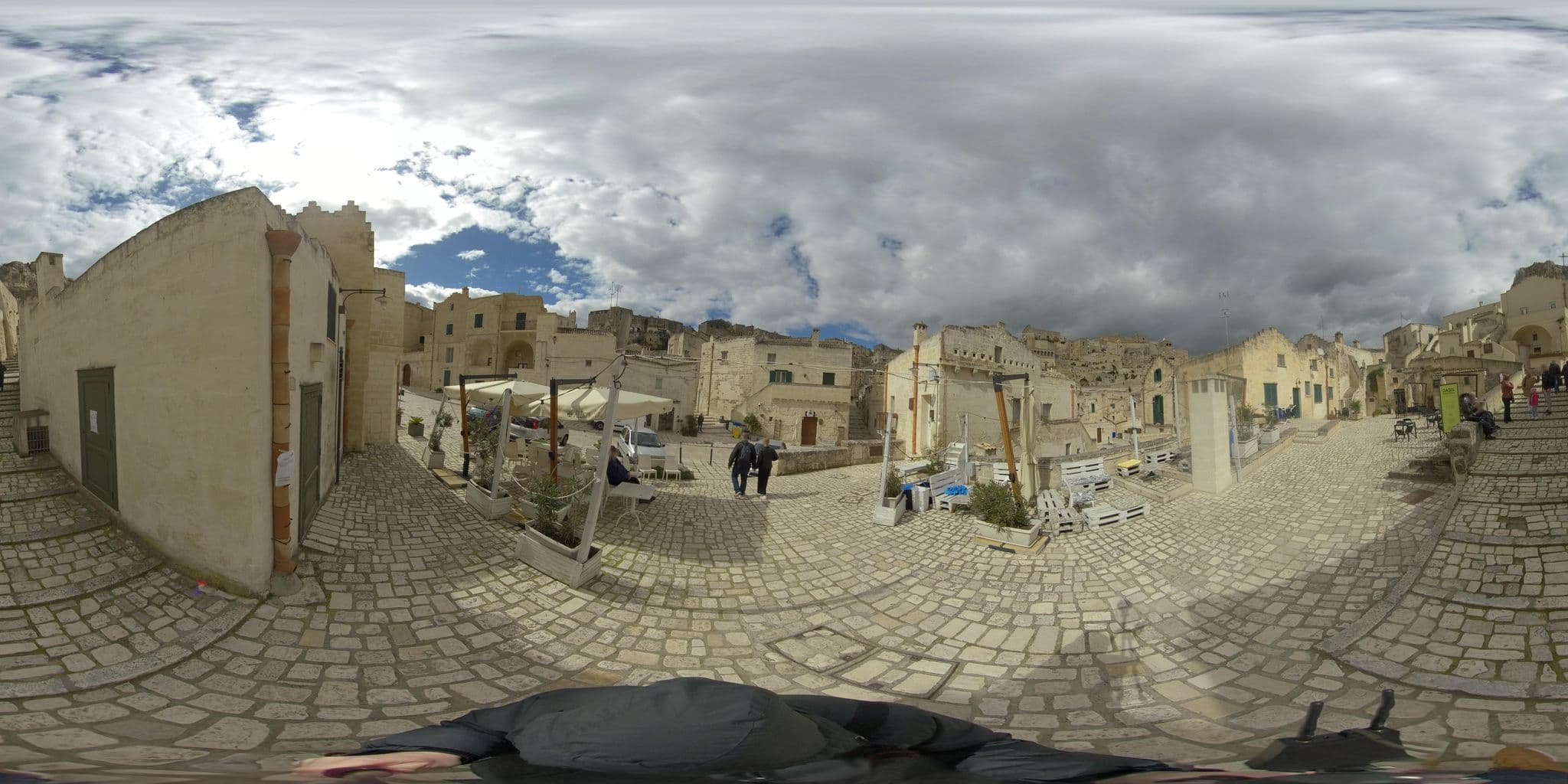 Street view near Il Tempo Ritrovato, Matera — © tesisti_lab (CC BY-SA · Mapillary)