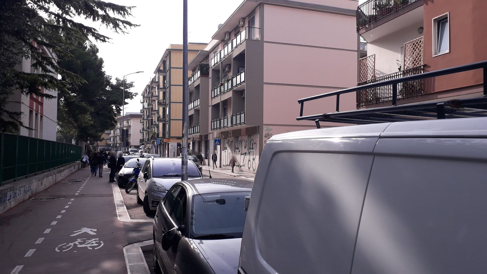 Street view near I due Baroni, Bari — © kirito1804 (CC BY-SA · Mapillary)