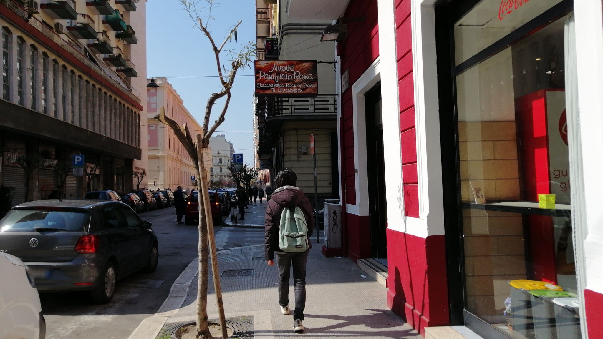 Street view near Venticello Apartment, Bari — © mattia_portoghese (CC BY-SA · Mapillary)