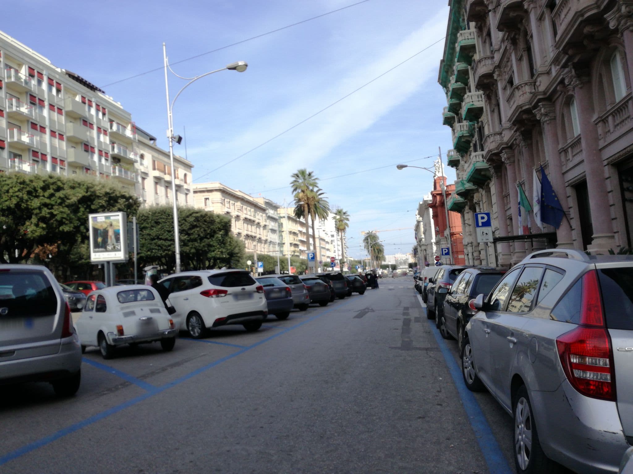 Street view near JR Hotels Oriente Bari, Bari — © natanmast (CC BY-SA · Mapillary)