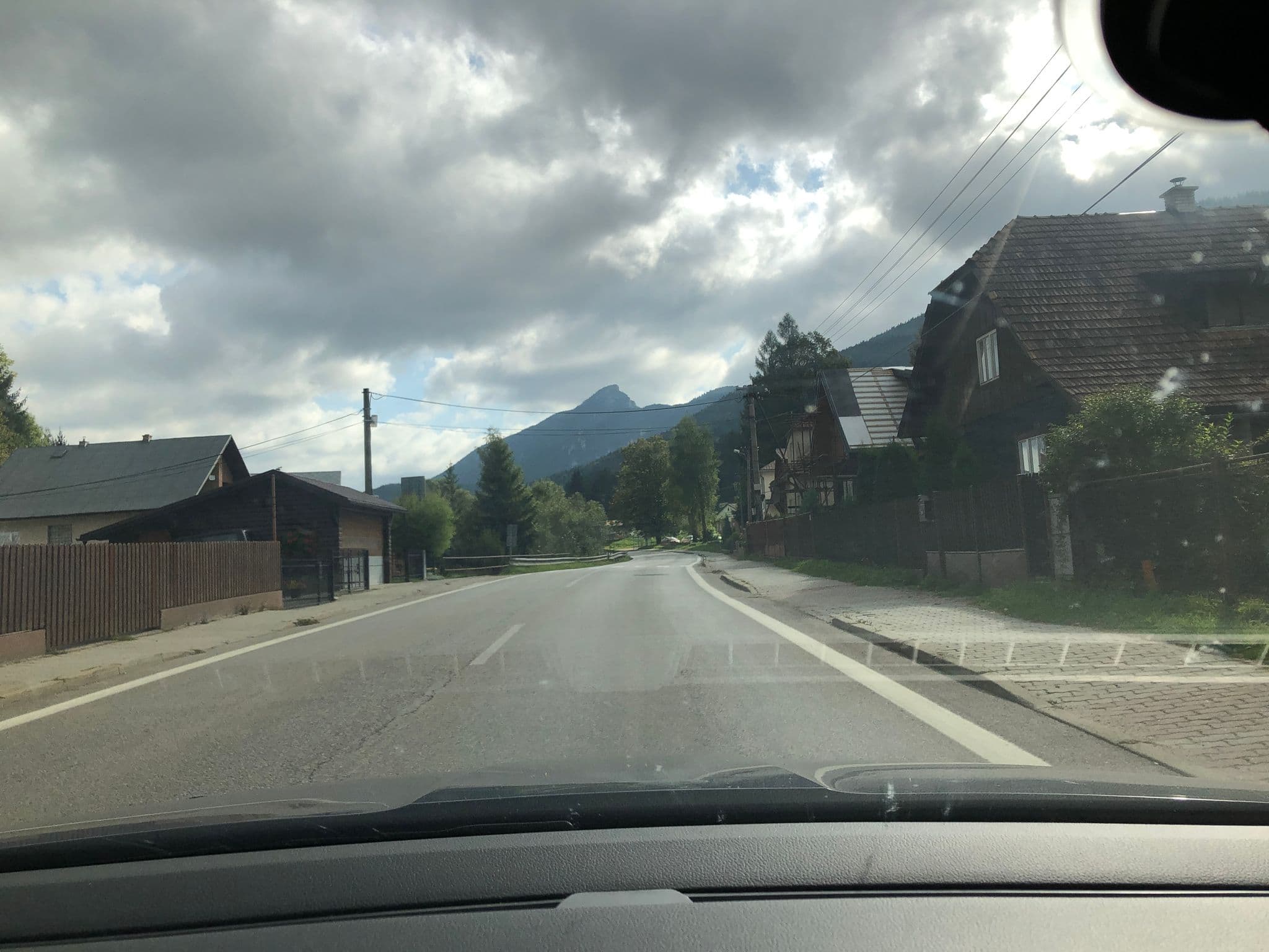 Street view near Chalupa Synka, Terchová