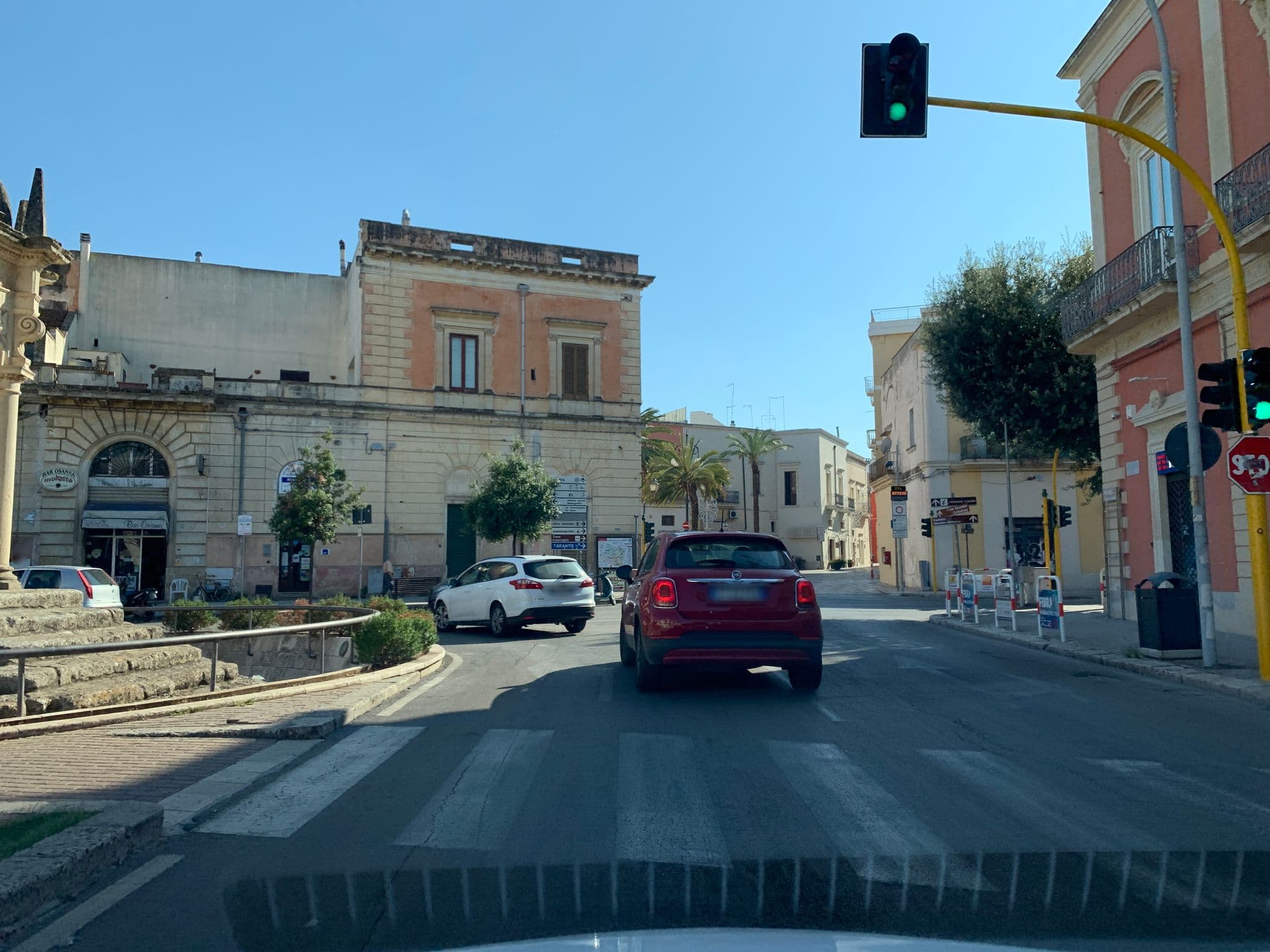 Street view near Palazzo Osanna, Nardò — © kopfpolster (CC BY-SA · Mapillary)