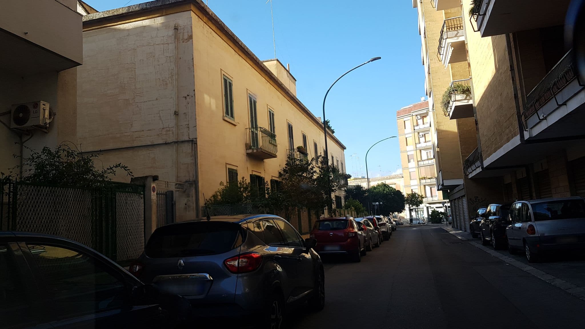 Street view near Attico Rudiae, Lecce — © ale_zena_it (CC BY-SA · Mapillary)