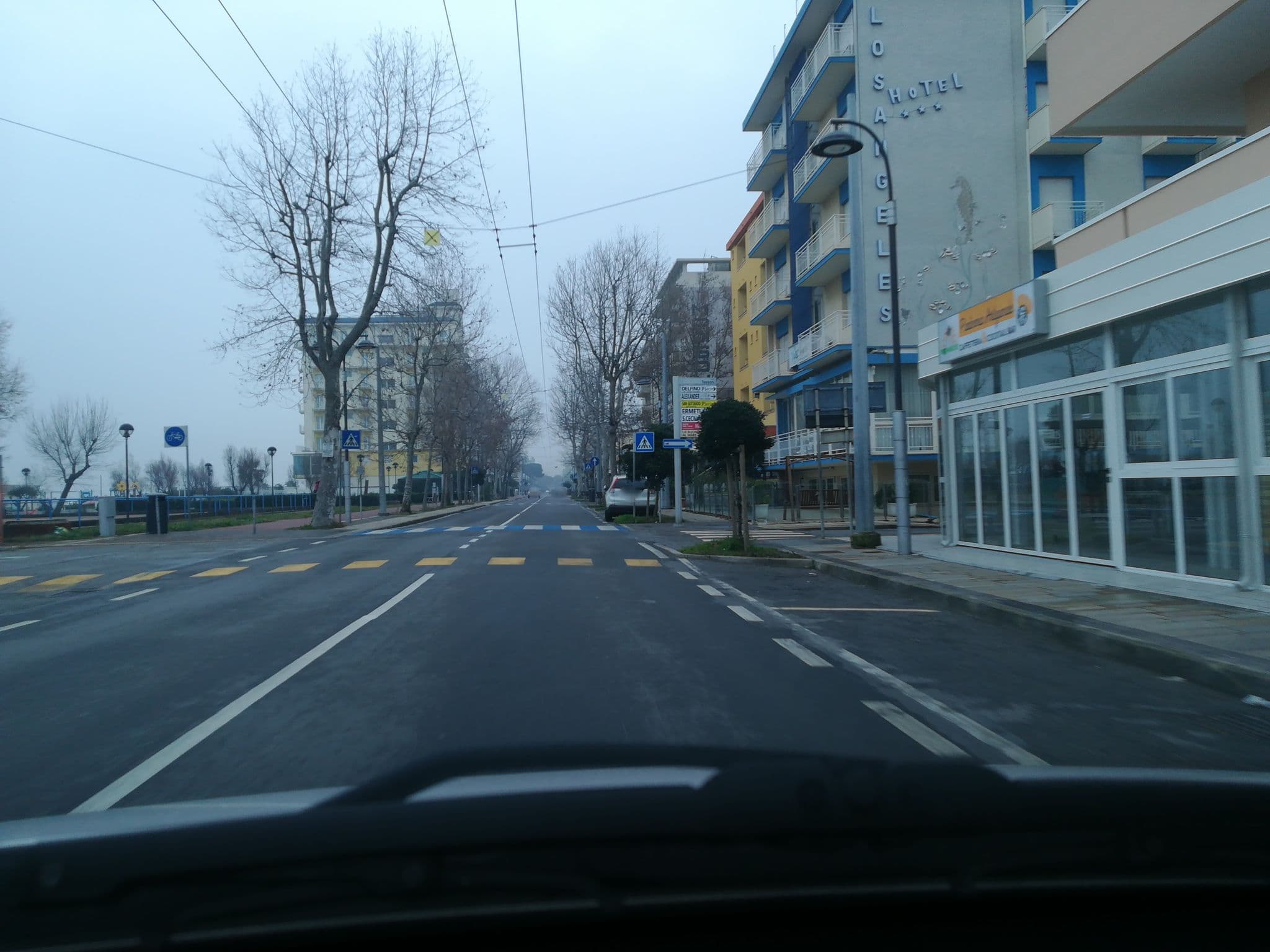Street view near Residence Hotel Rubino, Riccione — © battarsa (CC BY-SA · Mapillary)