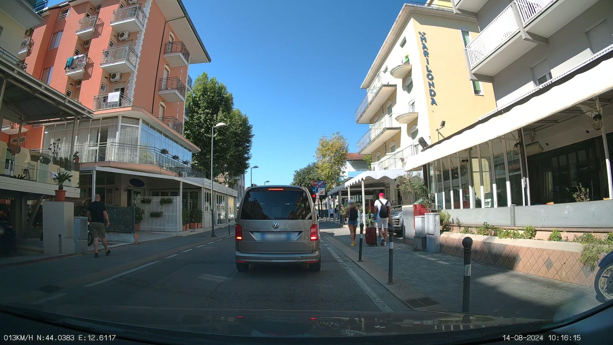 Street view near hotel valparaiso rimini, Rimini — © heetENkoel (CC BY-SA · Mapillary)