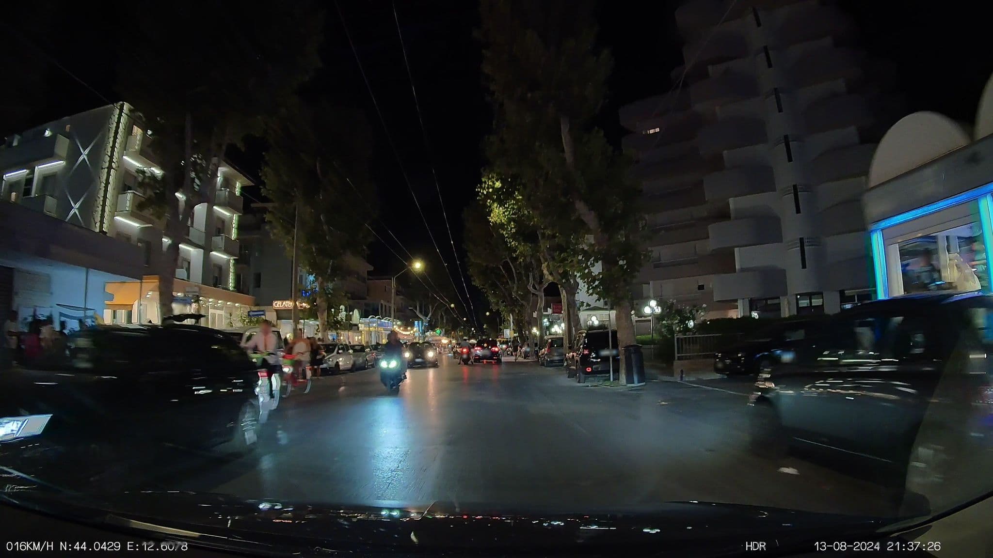 Street view near Hotel Blumar, Rimini — © heetENkoel (CC BY-SA · Mapillary)