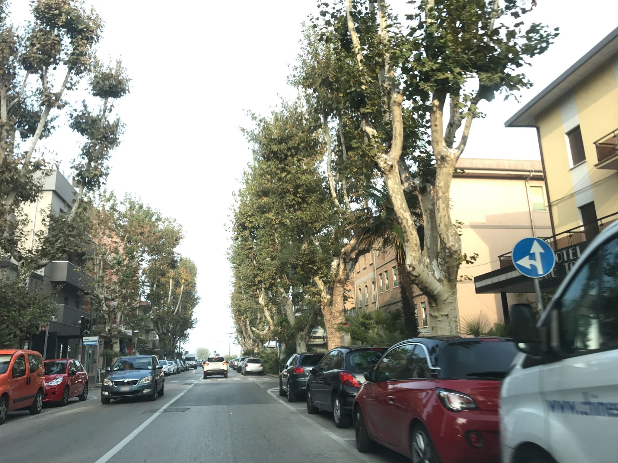 Street view near Hotel Maria Grazia, Rimini — © asturksever (CC BY-SA · Mapillary)