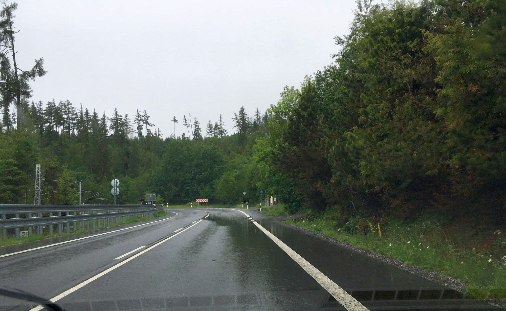 Street view near Penzión Erika, Vysoké Tatry