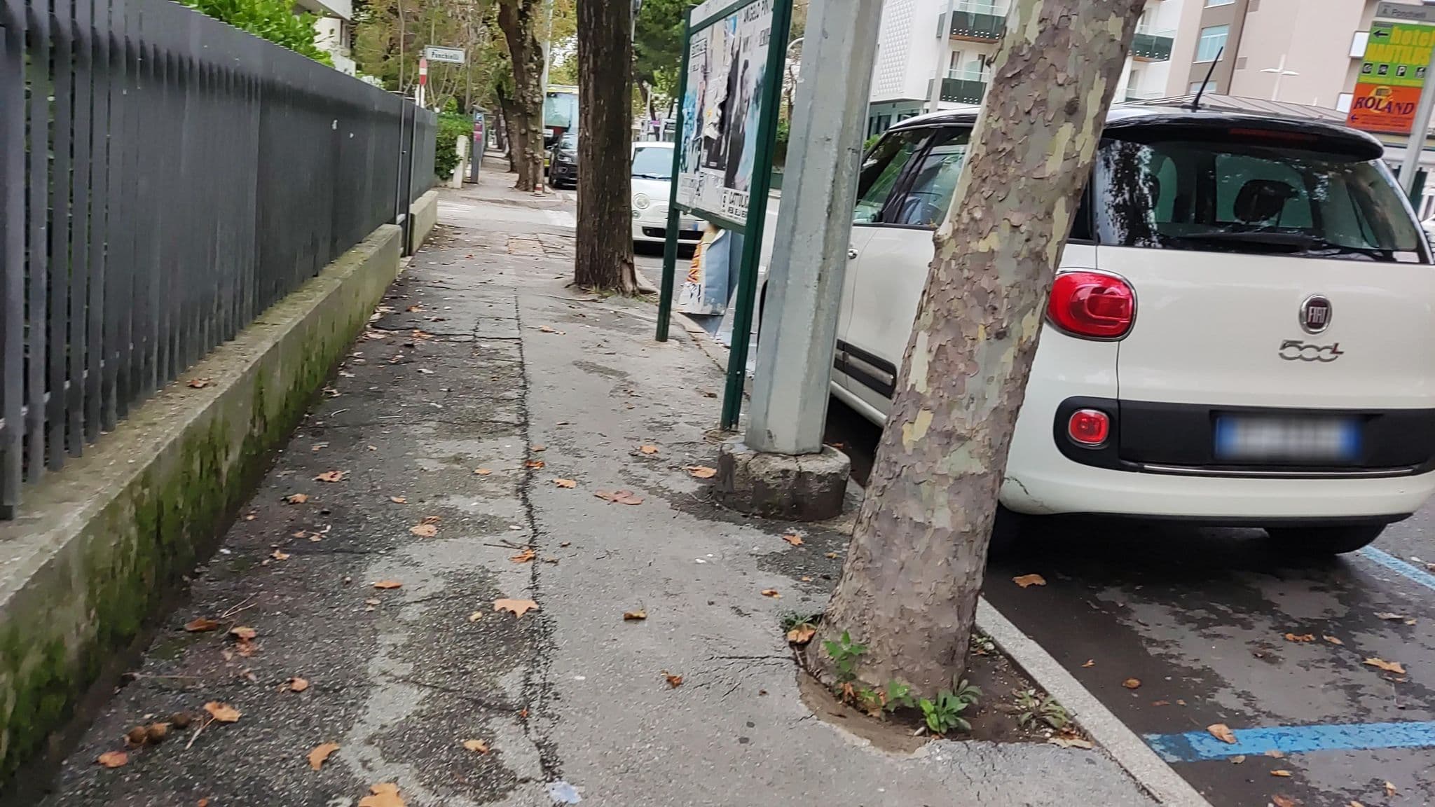 Street view near Residenza Ponchielli, Riccione — © marcuscalabresus (CC BY-SA · Mapillary)