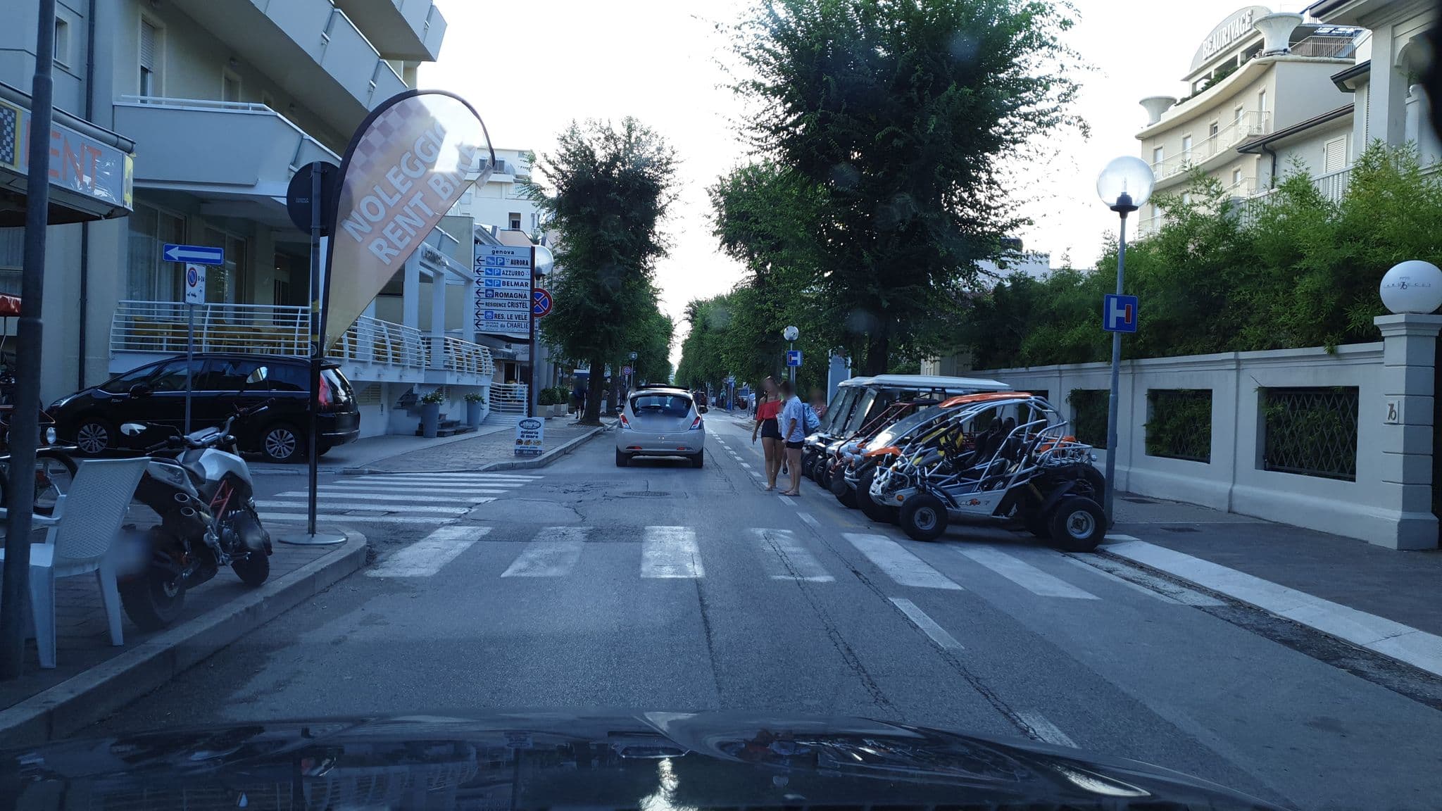 Street view near Hotel Carducci 76, Cattolica — © zerbit (CC BY-SA · Mapillary)