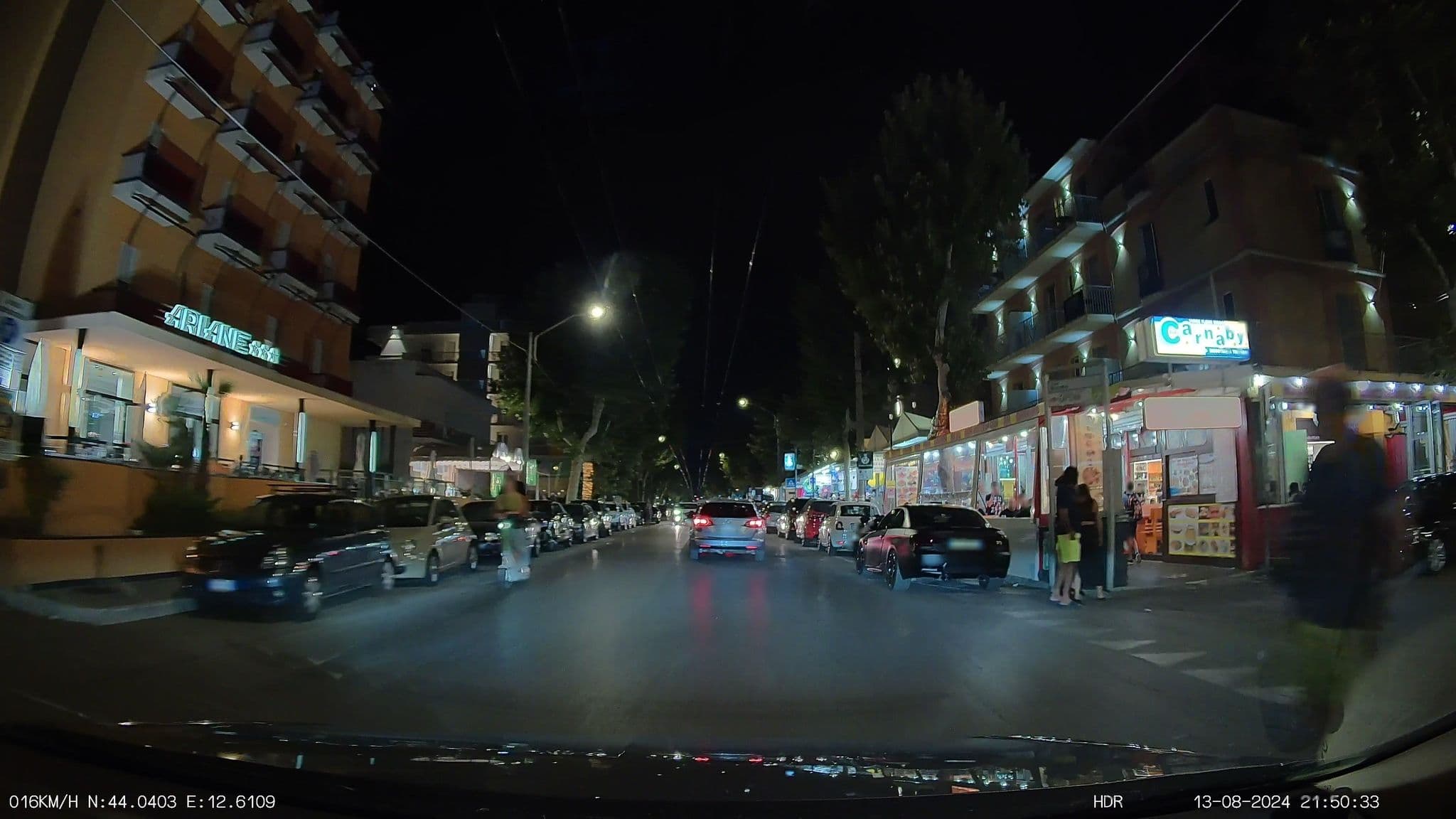 Street view near hotel romea, Rimini — © heetENkoel (CC BY-SA · Mapillary)