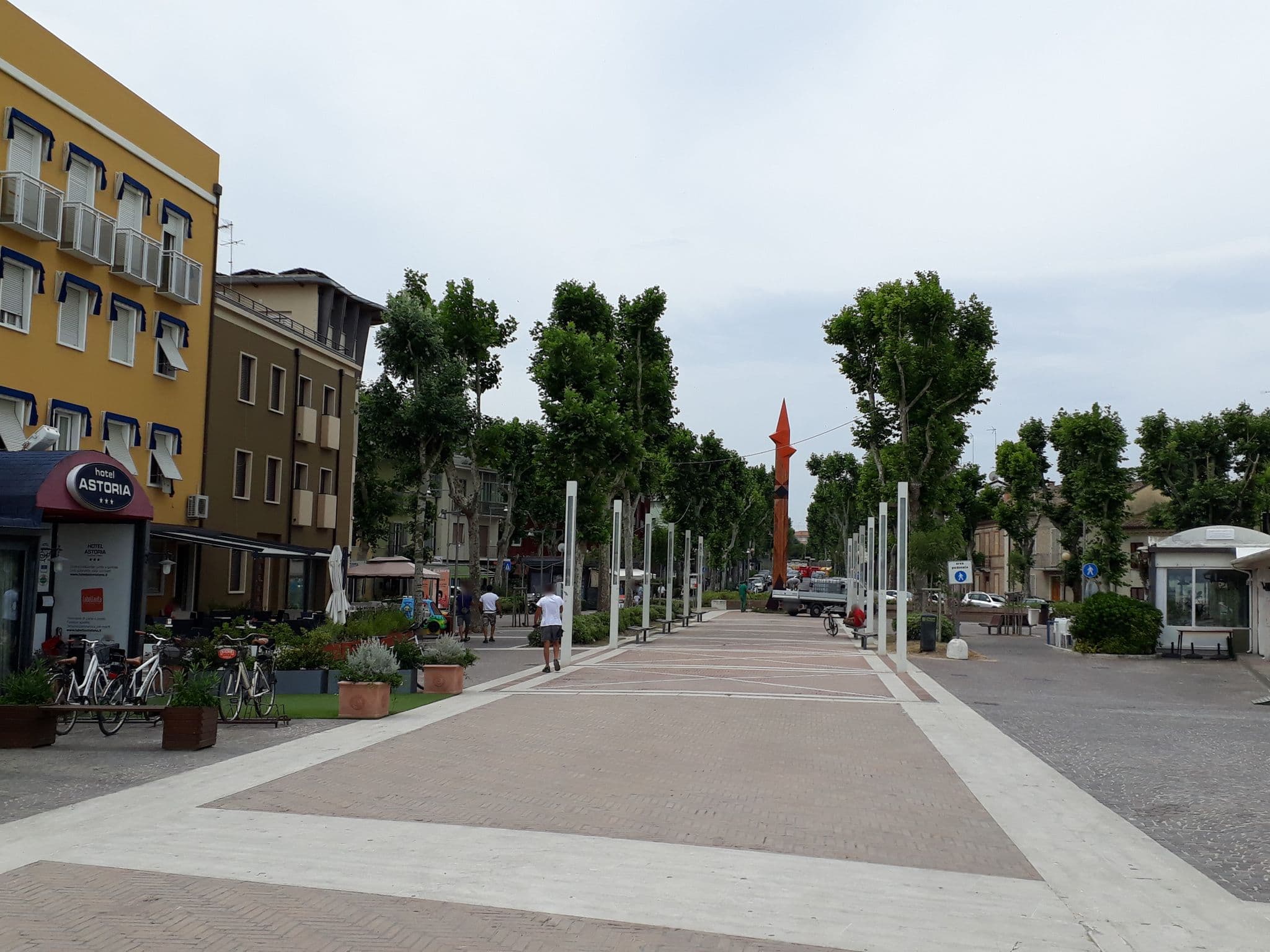Street view near Hotel Amelia Meta Inn, Fano — © vasony (CC BY-SA · Mapillary)