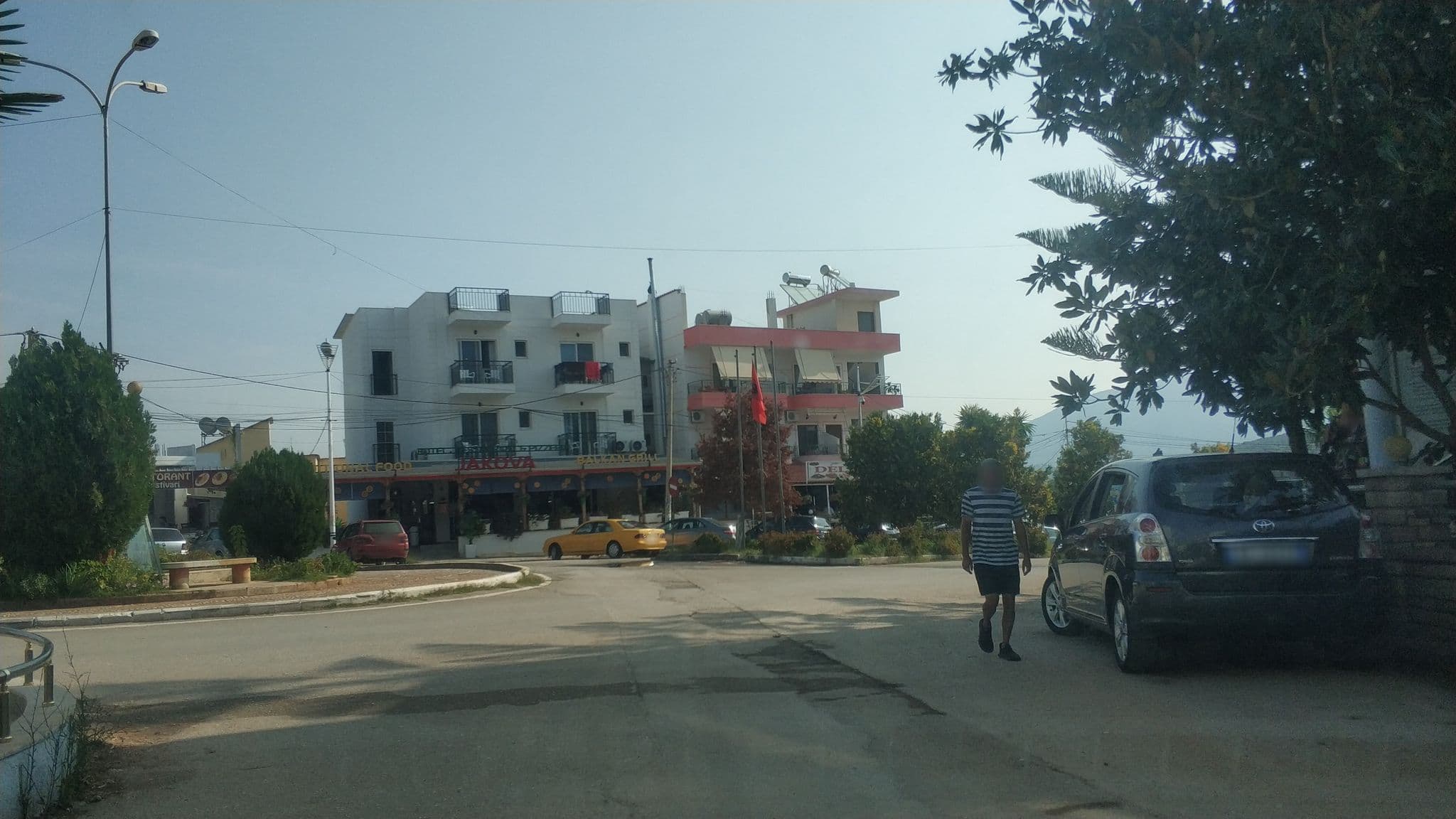 Street view near Hotel Joni, Ksamil — © freddouhelk (CC BY-SA · Mapillary)