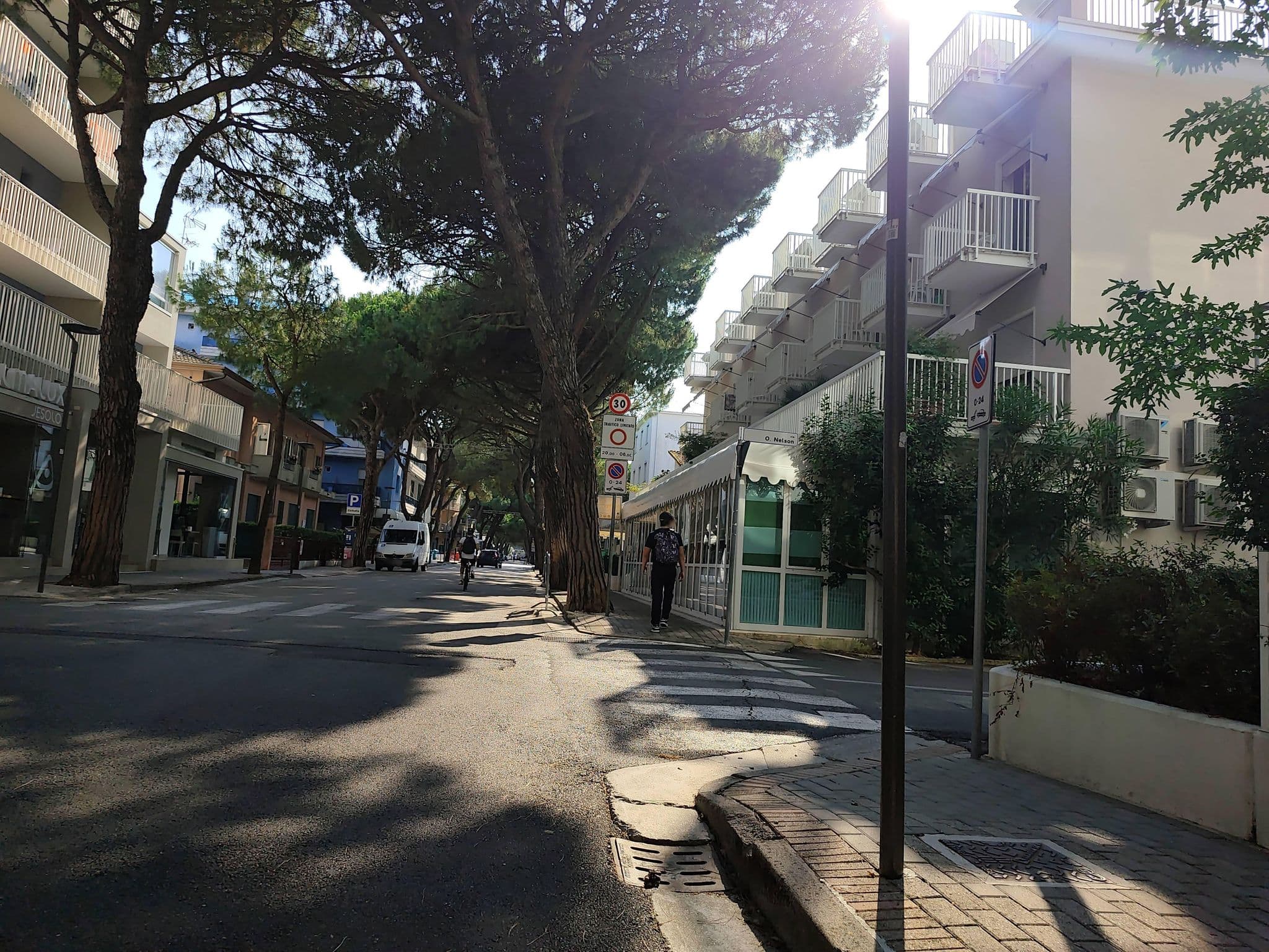 Street view near Hotel Aqualux, Lido di Jesolo — © Duro (CC BY-SA · Mapillary)