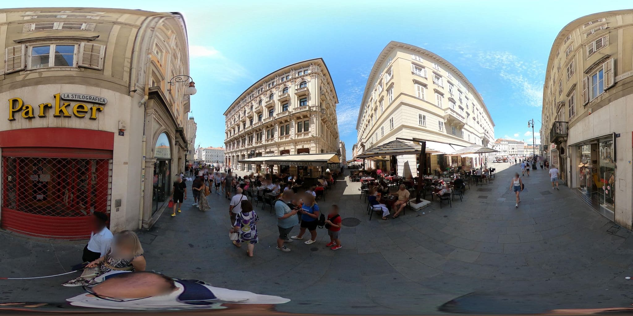Street view near Hotel al Teatro, Trieste — © mircozorzo (CC BY-SA · Mapillary)