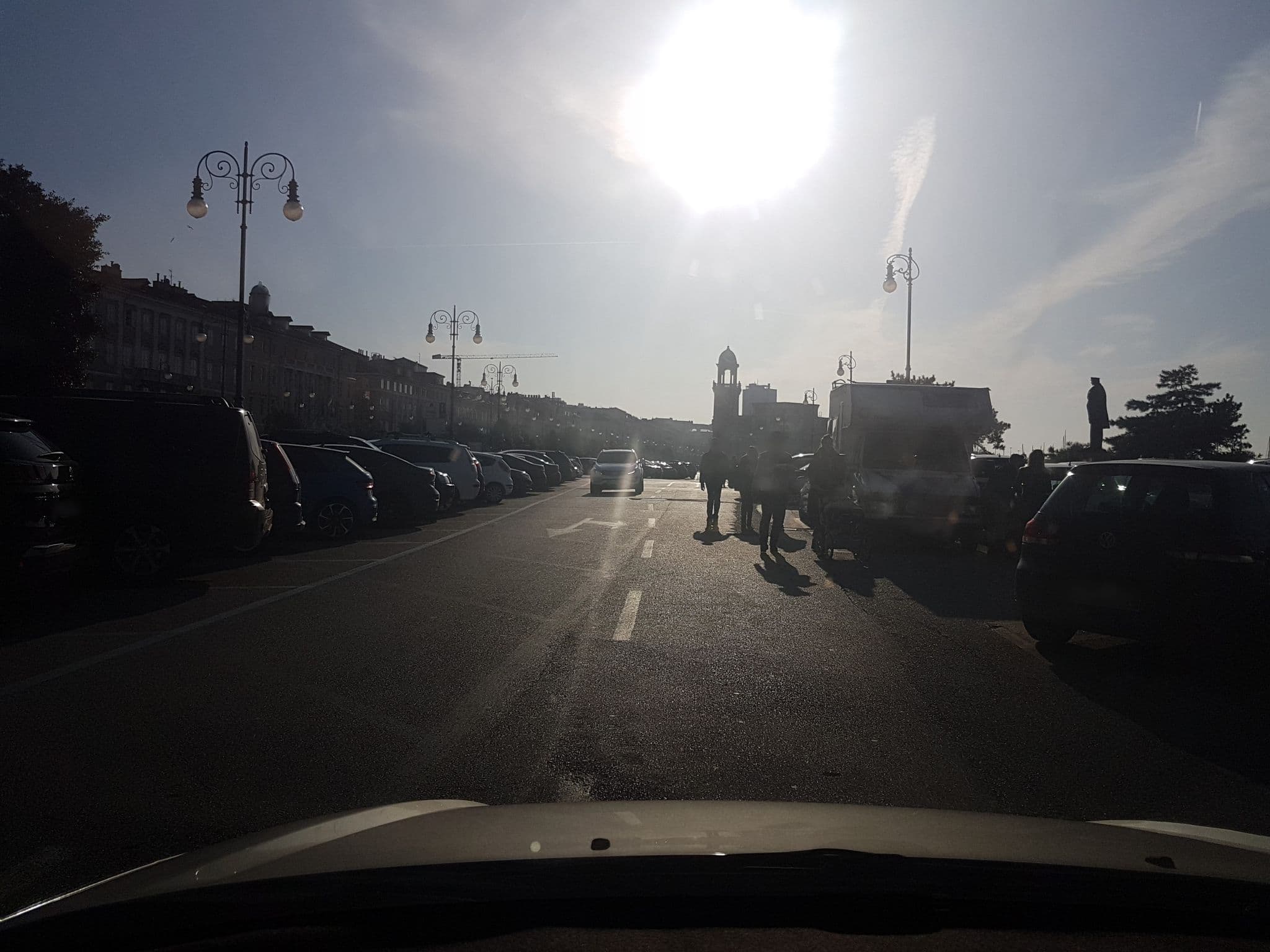 Street view near Hotel Savoia, Trieste — © damjang (CC BY-SA · Mapillary)