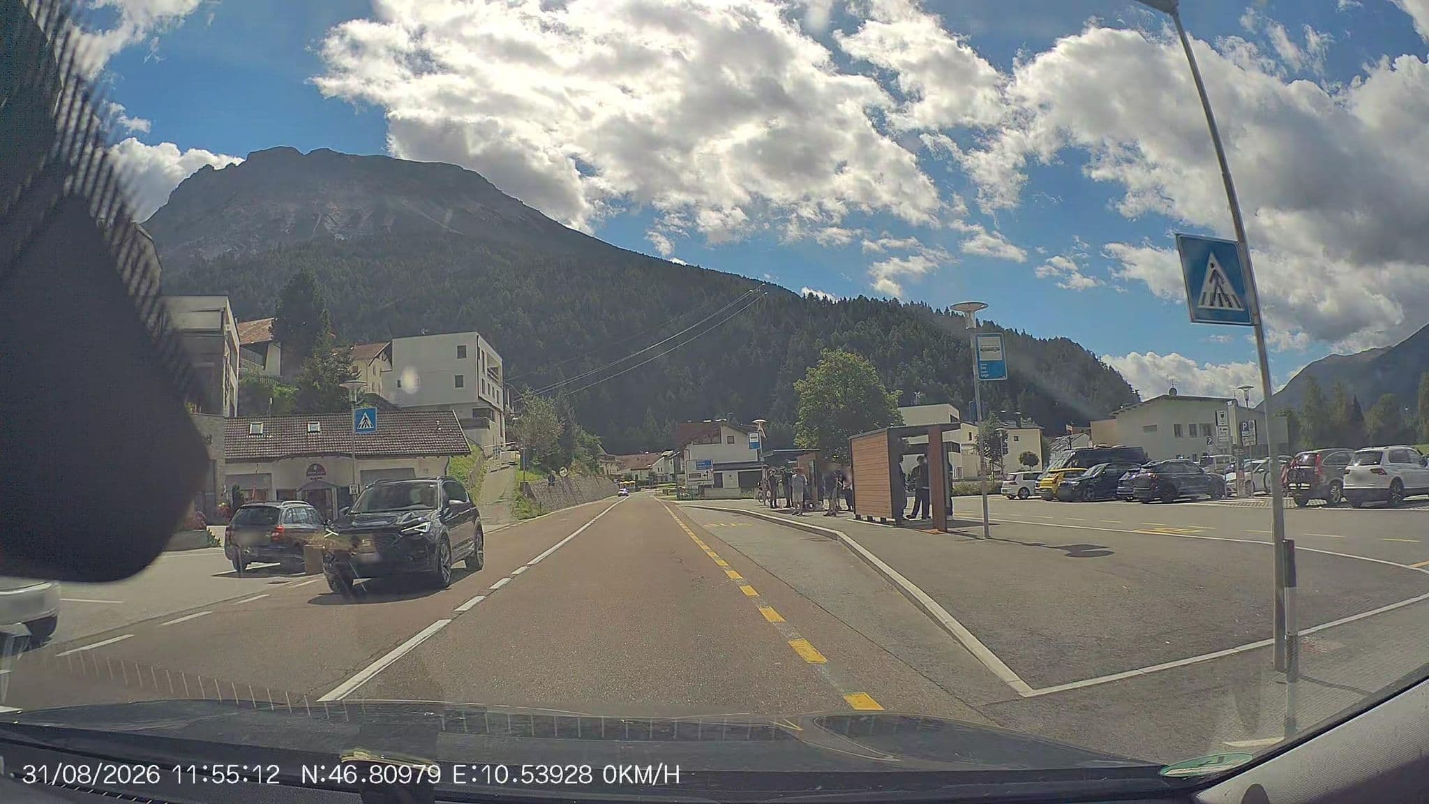 Street view near Hotel Stocker, Malles Venosta — © AR88 (CC BY-SA · Mapillary)