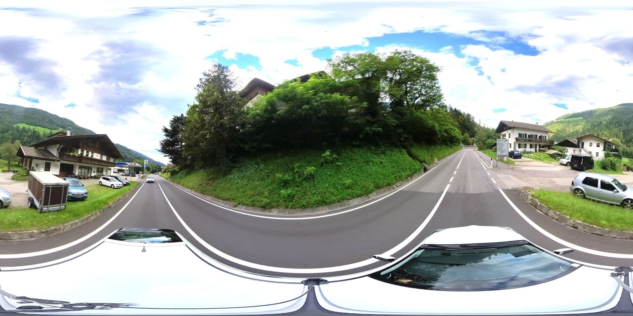 Street view near Appartamenthotel Alpenschlössl, San Martino in Passiria — © osmplus_org (CC BY-SA · Mapillary)