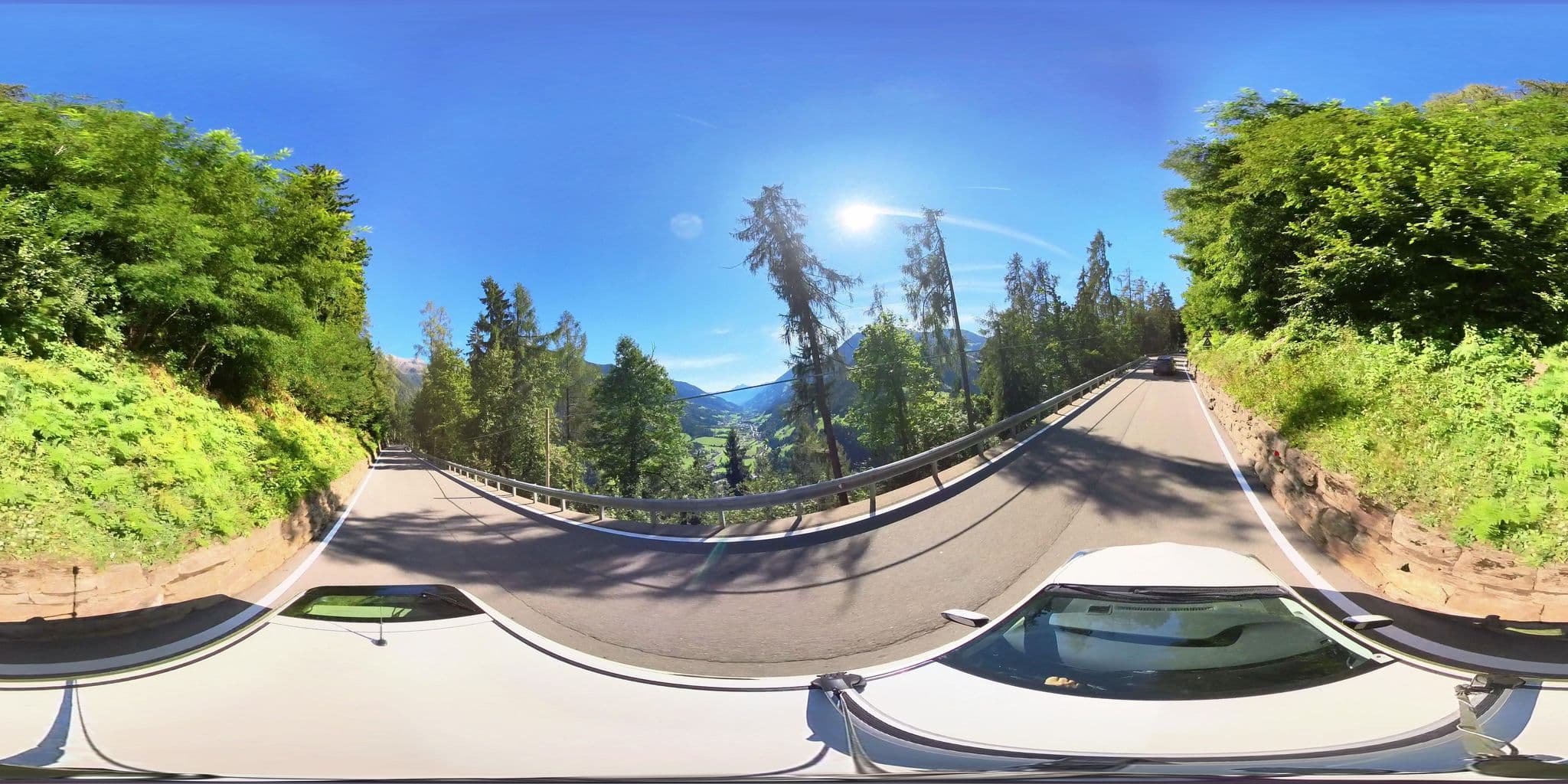 Street view near Pensione Schlossberg, San Leonardo in Passiria — © osmplus_org (CC BY-SA · Mapillary)