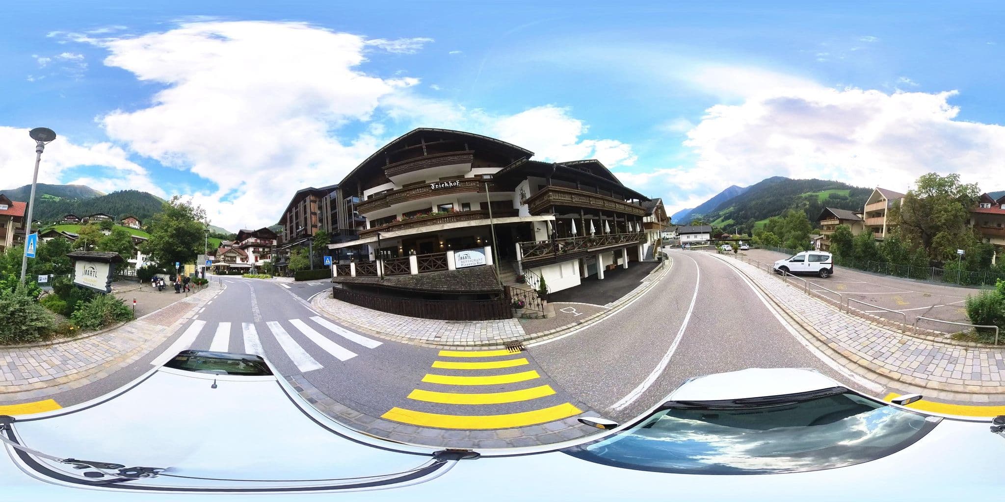 Street view near Albergo Tirolerhof Holzknecht Herbert, San Leonardo in Passiria — © osmplus_org (CC BY-SA · Mapillary)