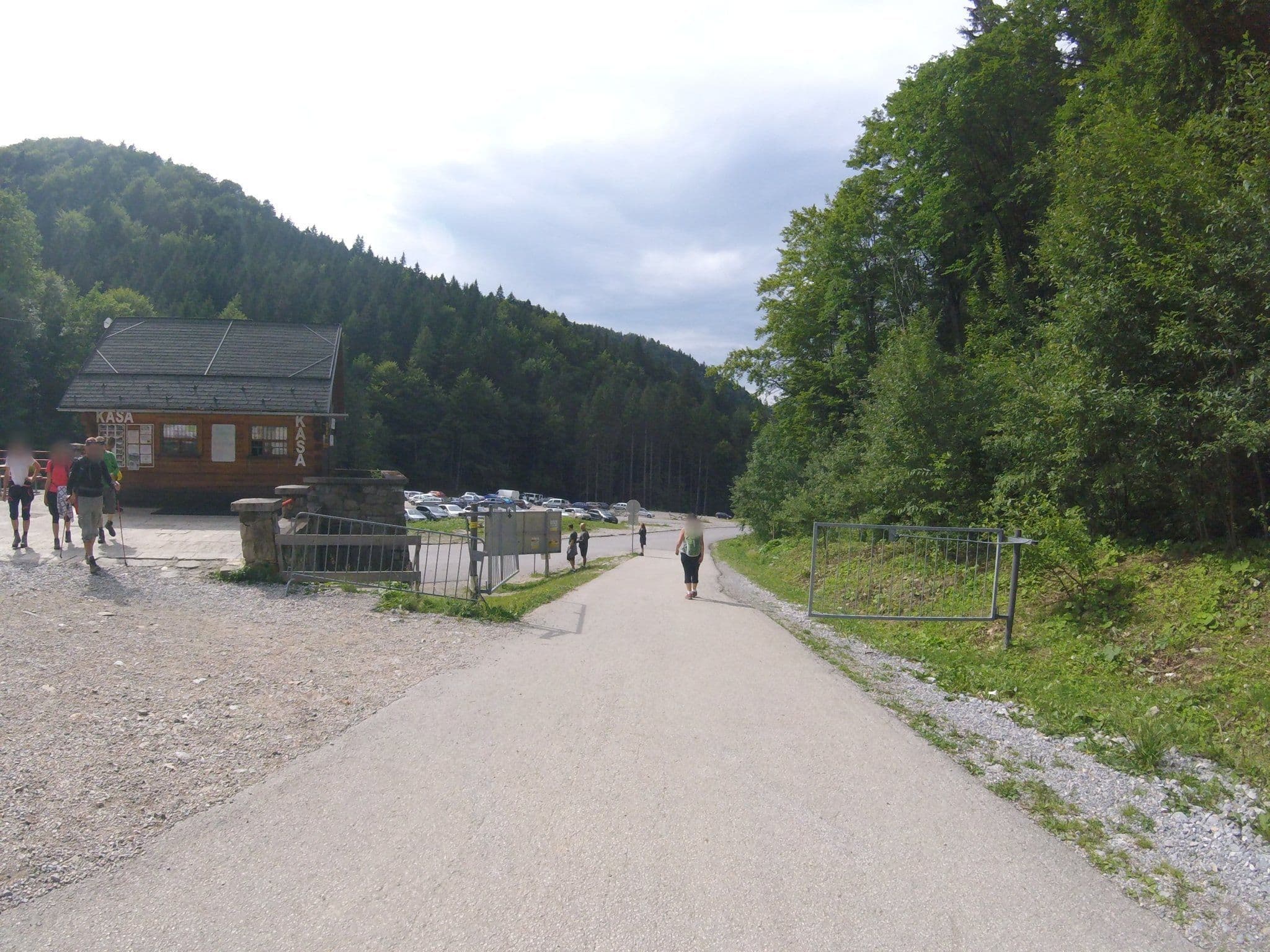 Street view near Chata Vrátna, Terchová