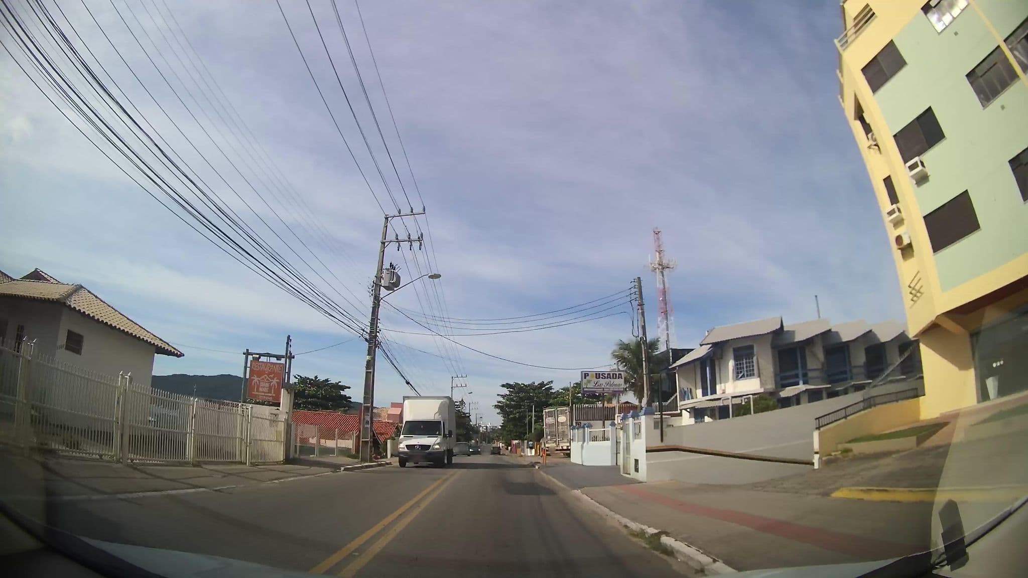 Street view near Pousada Las Palmas, Itacorubi — © marciosampaio (CC BY-SA · Mapillary)