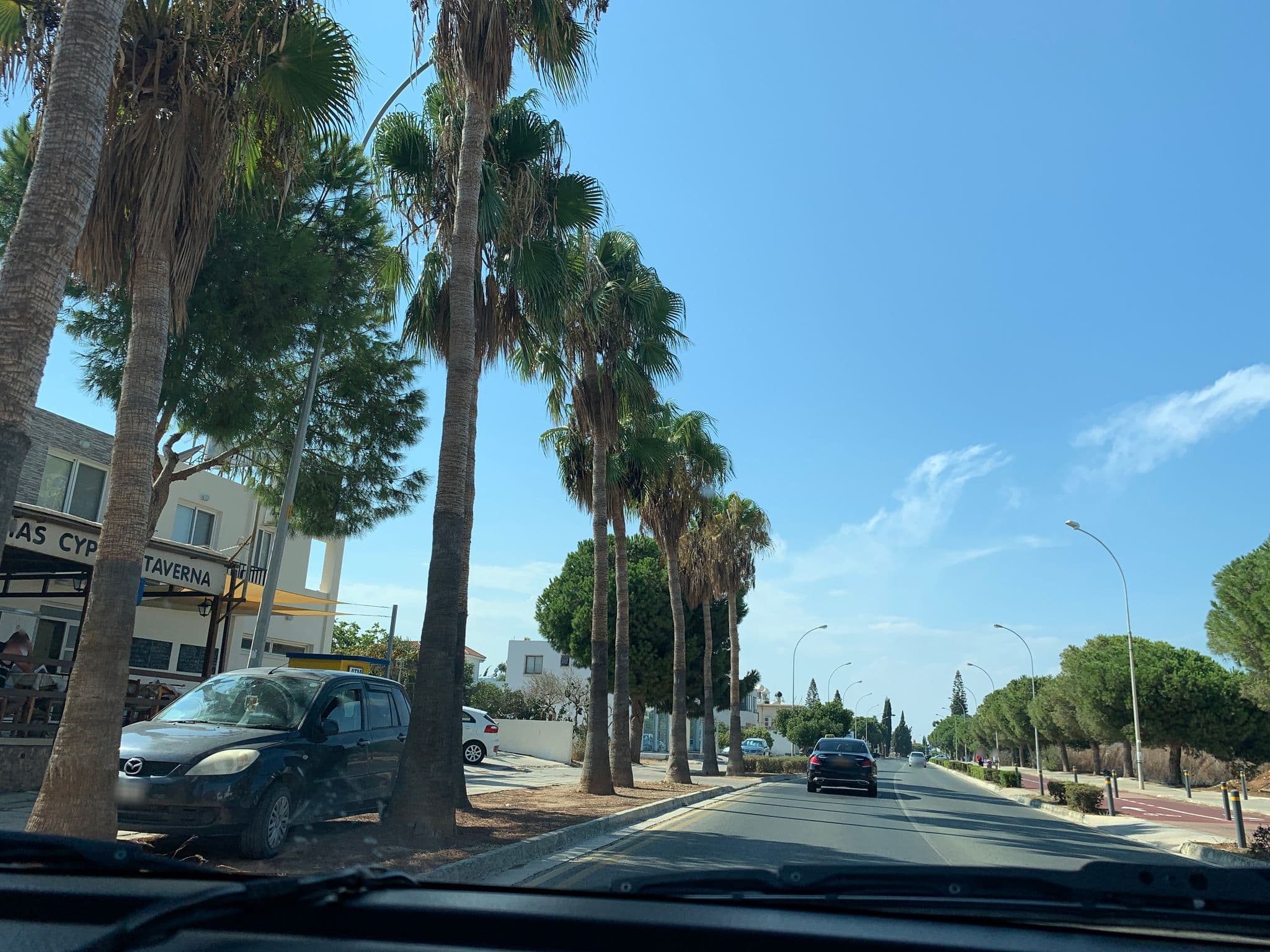 Street view near Tsolias, Protaras