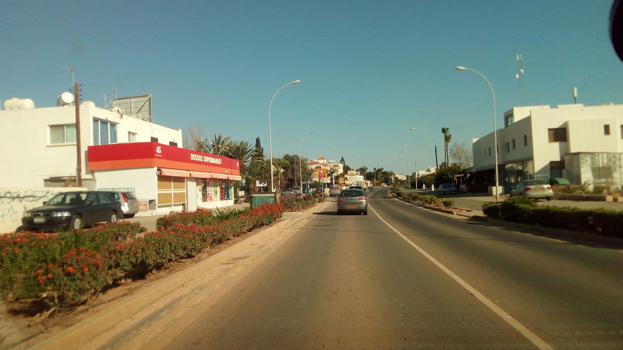 Street view near Donatella Villa, Protaras