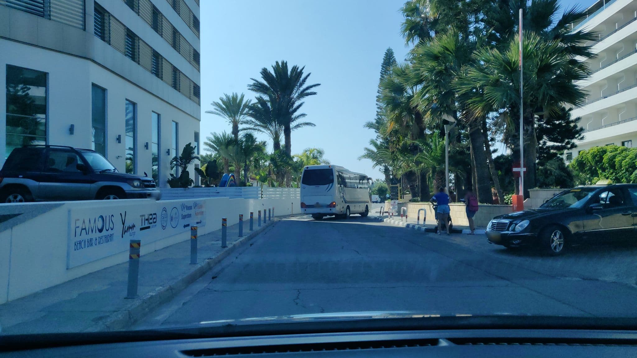 Street view near Adams Beach Hotel, Ayia Napa — © chaikovsky (CC BY-SA · Mapillary)