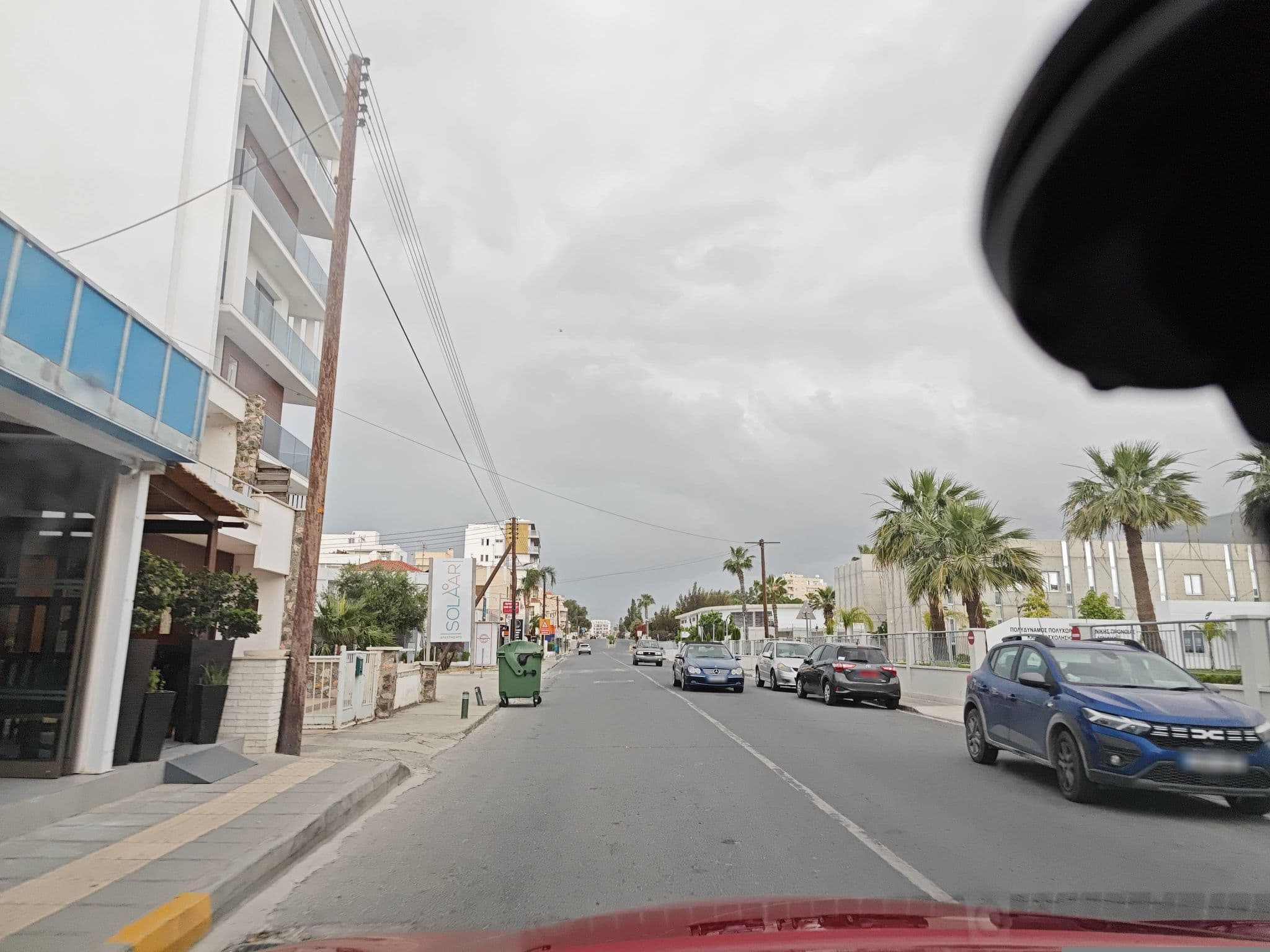 Street view near Mike's Kanarium City Hotel, Larnaca — © WhanTwo (CC BY-SA · Mapillary)