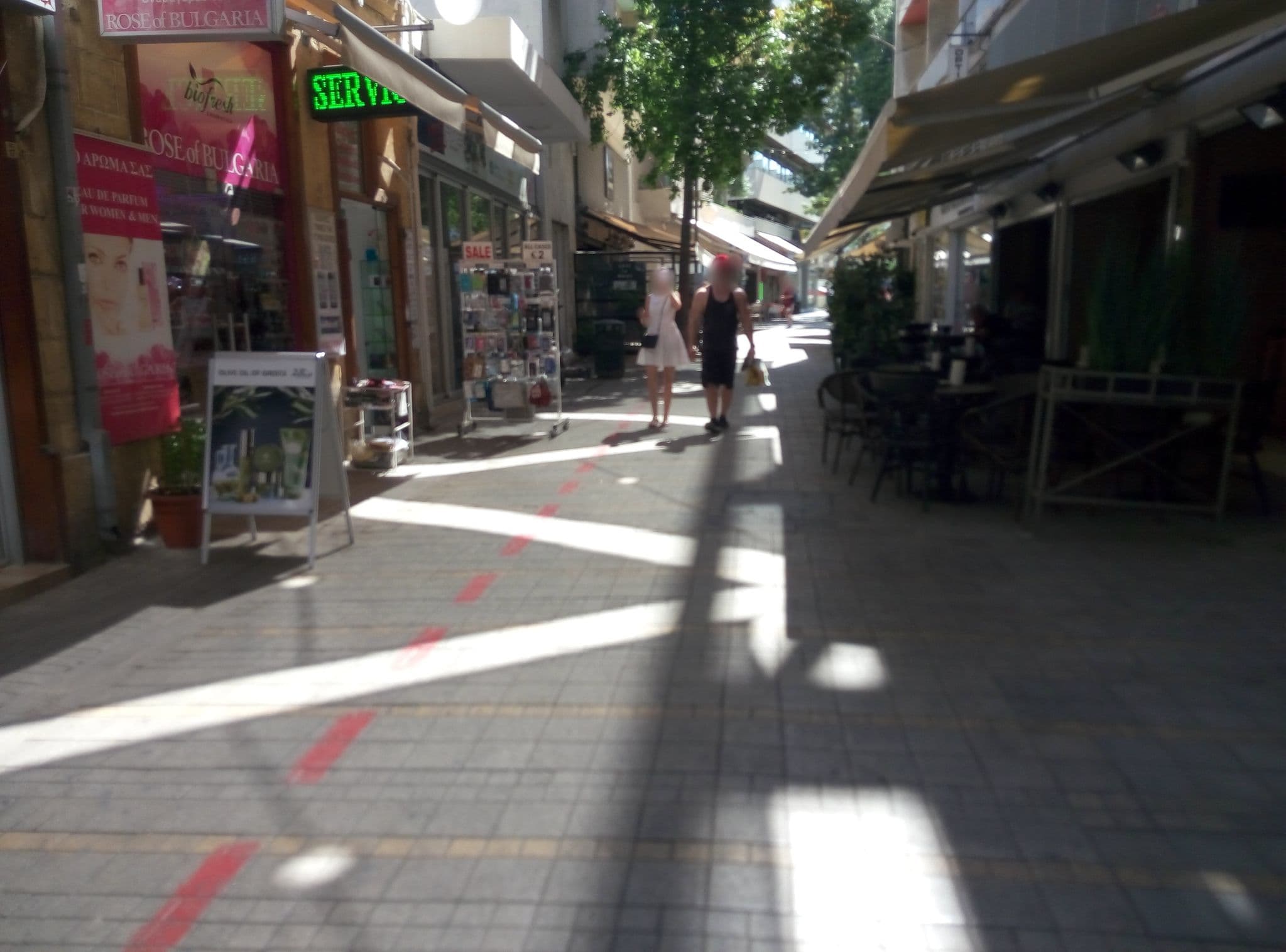Street view near Ledras 231 Apartments, Nicosia — © andygol (CC BY-SA · Mapillary)