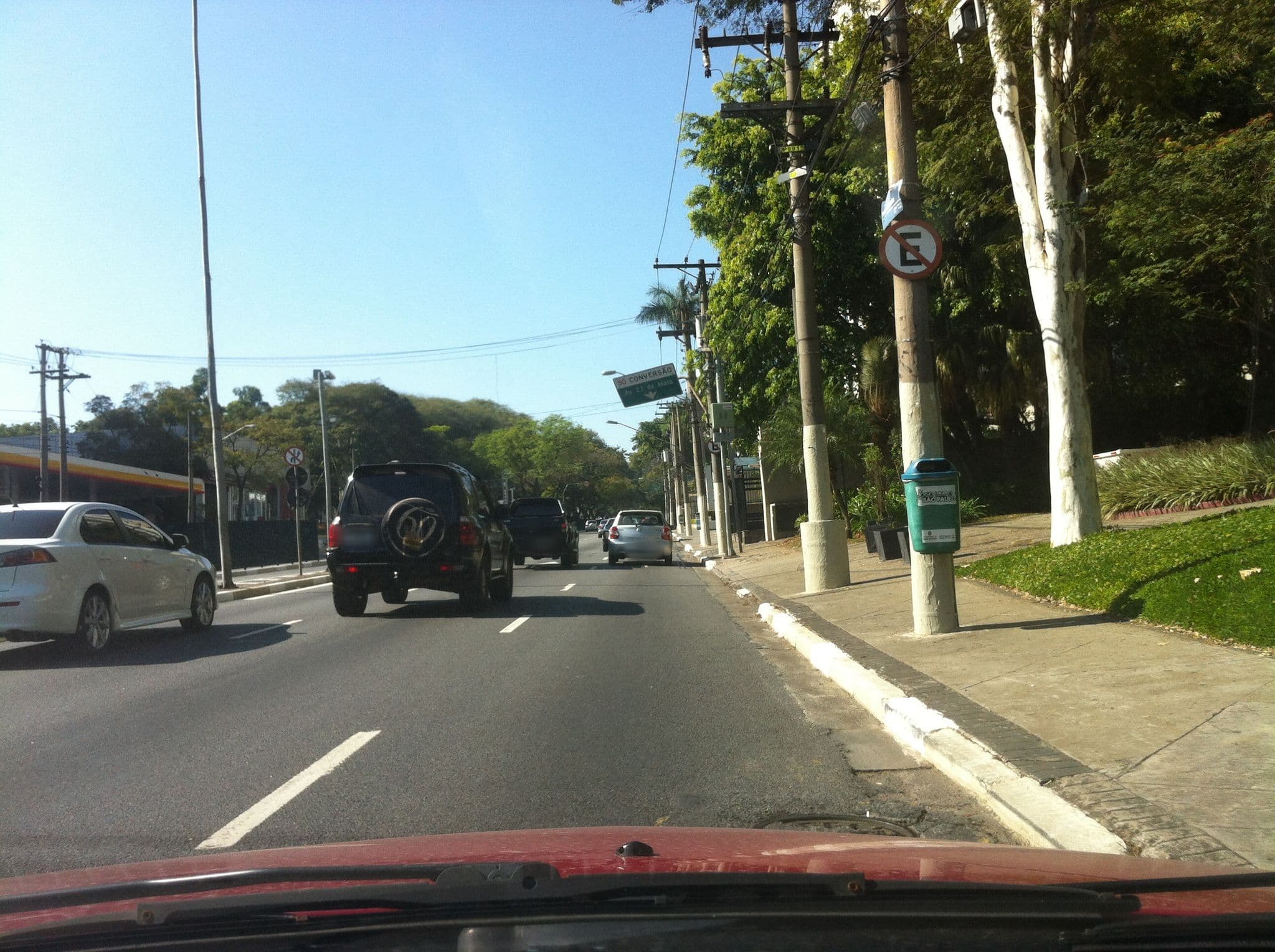 Street view near Novotel São Paulo Ibirapuera, Vila Mariana — © guilherme_peev (CC BY-SA · Mapillary)