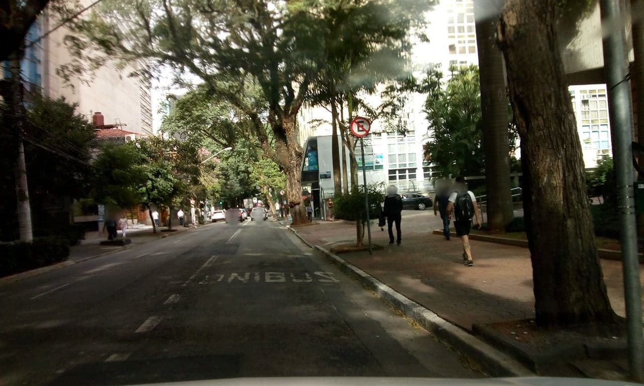 Street view near Marriott Brazil, Consolação — © thierrytelenav (CC BY-SA · Mapillary)