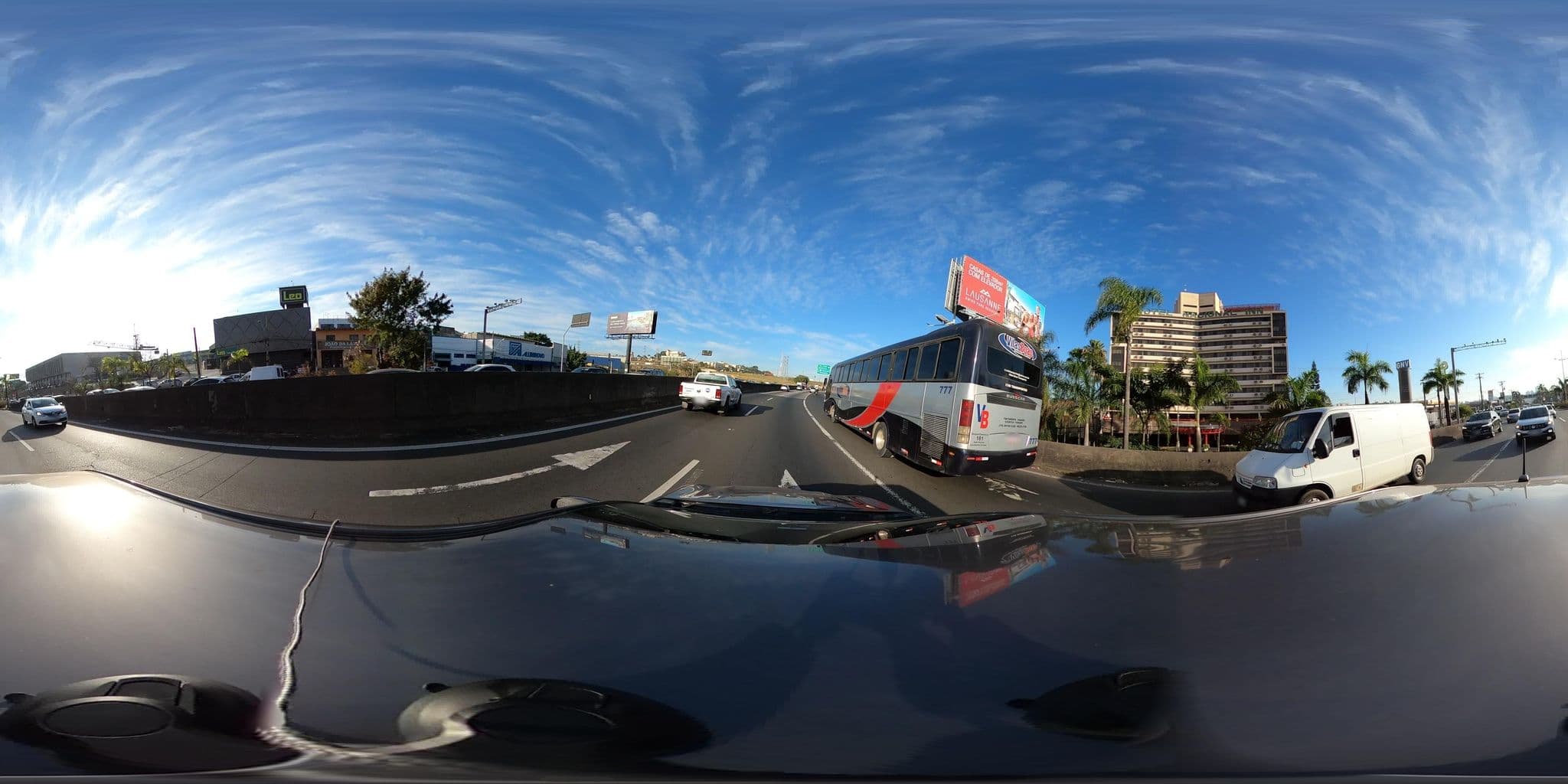 Street view near Hotel Nacional Inn, Campinas — © jmfaria (CC BY-SA · Mapillary)
