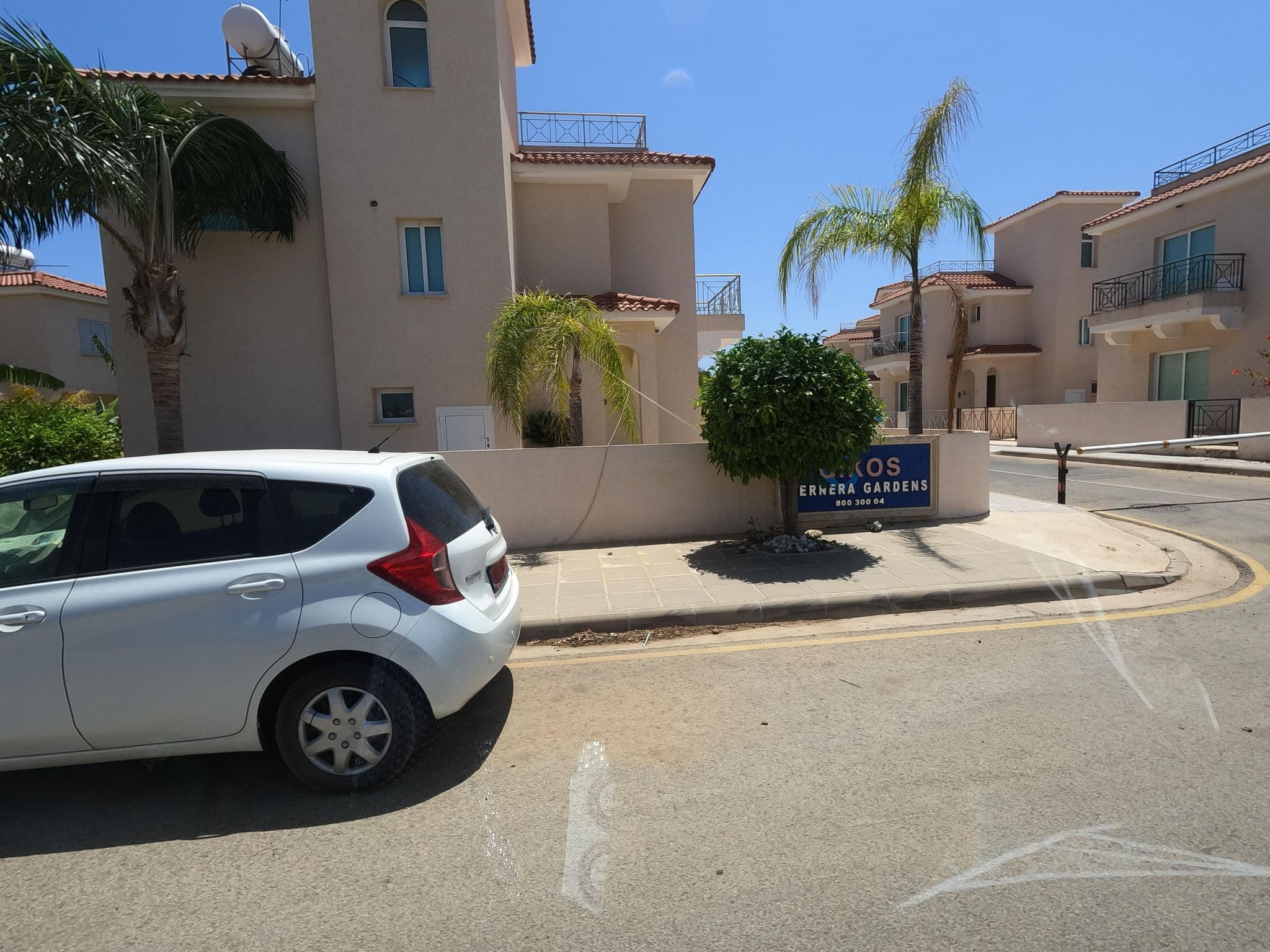 Street view near Villa Aura, Protaras