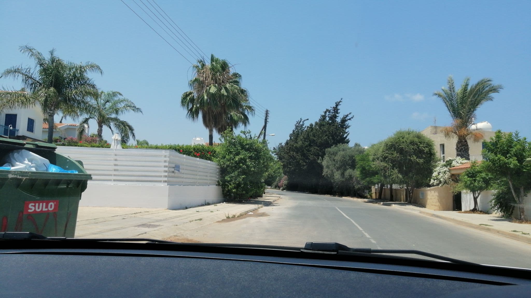 Street view near Fig tree Bay Villa 3, Protaras