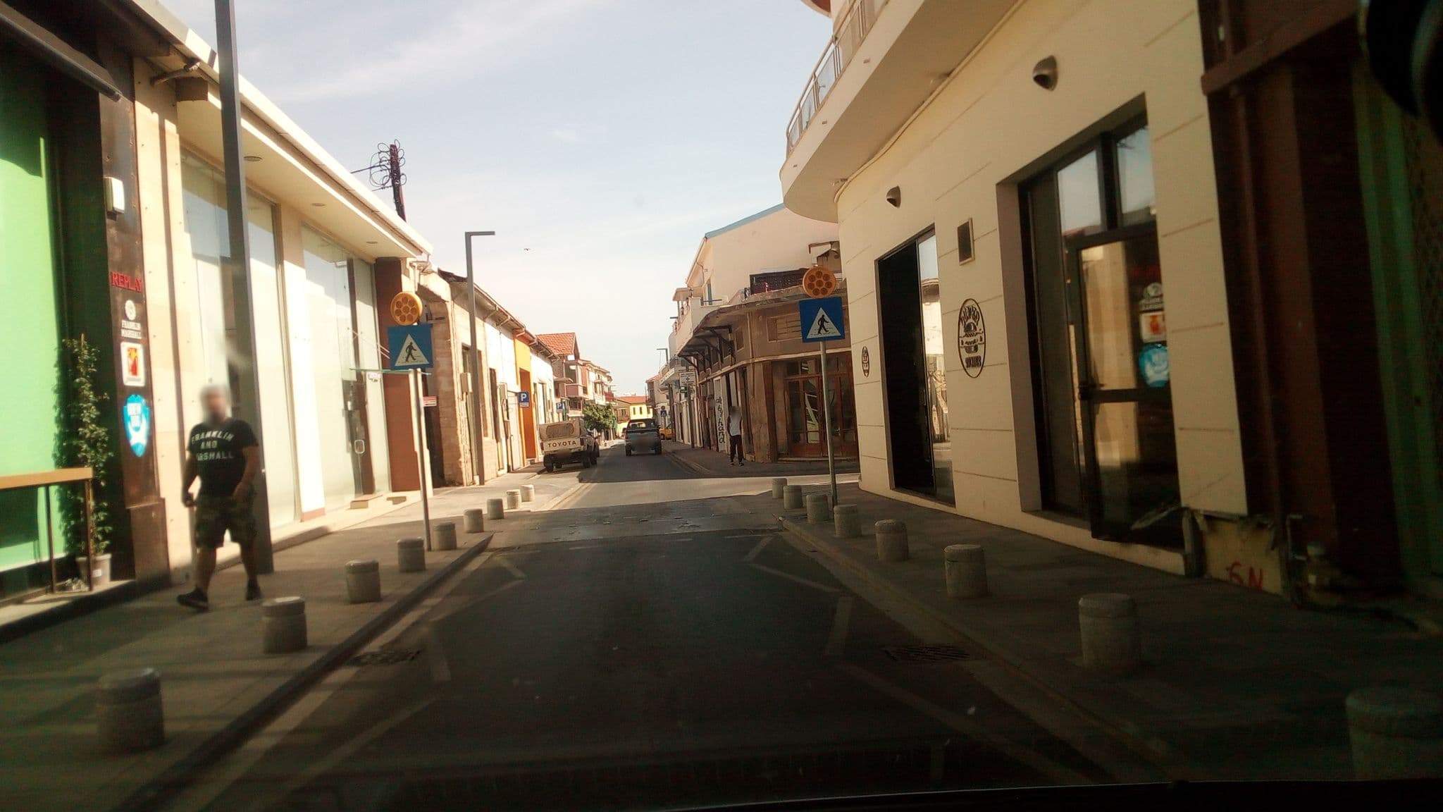 Street view near Bee Hostel Paphos, Paphos — © stpkyriakou (CC BY-SA · Mapillary)
