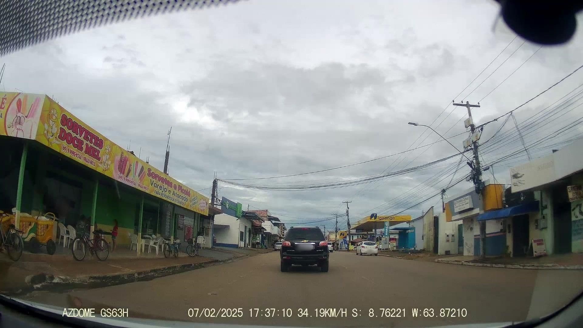 Street view near Mundial Hoteis, Porto Velho — © jaderbavaresco (CC BY-SA · Mapillary)