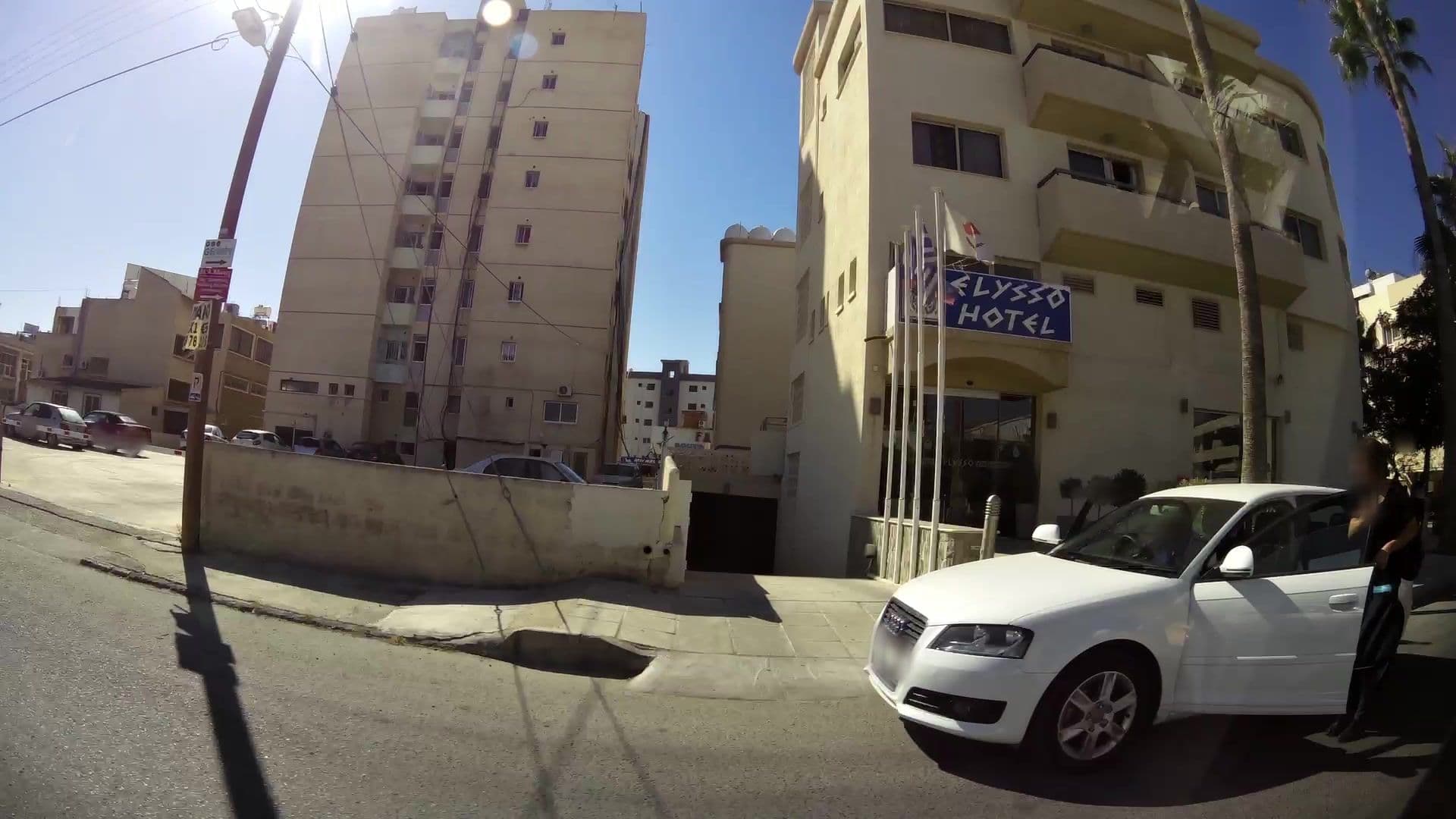 Street view near Elysso Hotel, Larnaca — © kaartcam (CC BY-SA · Mapillary)