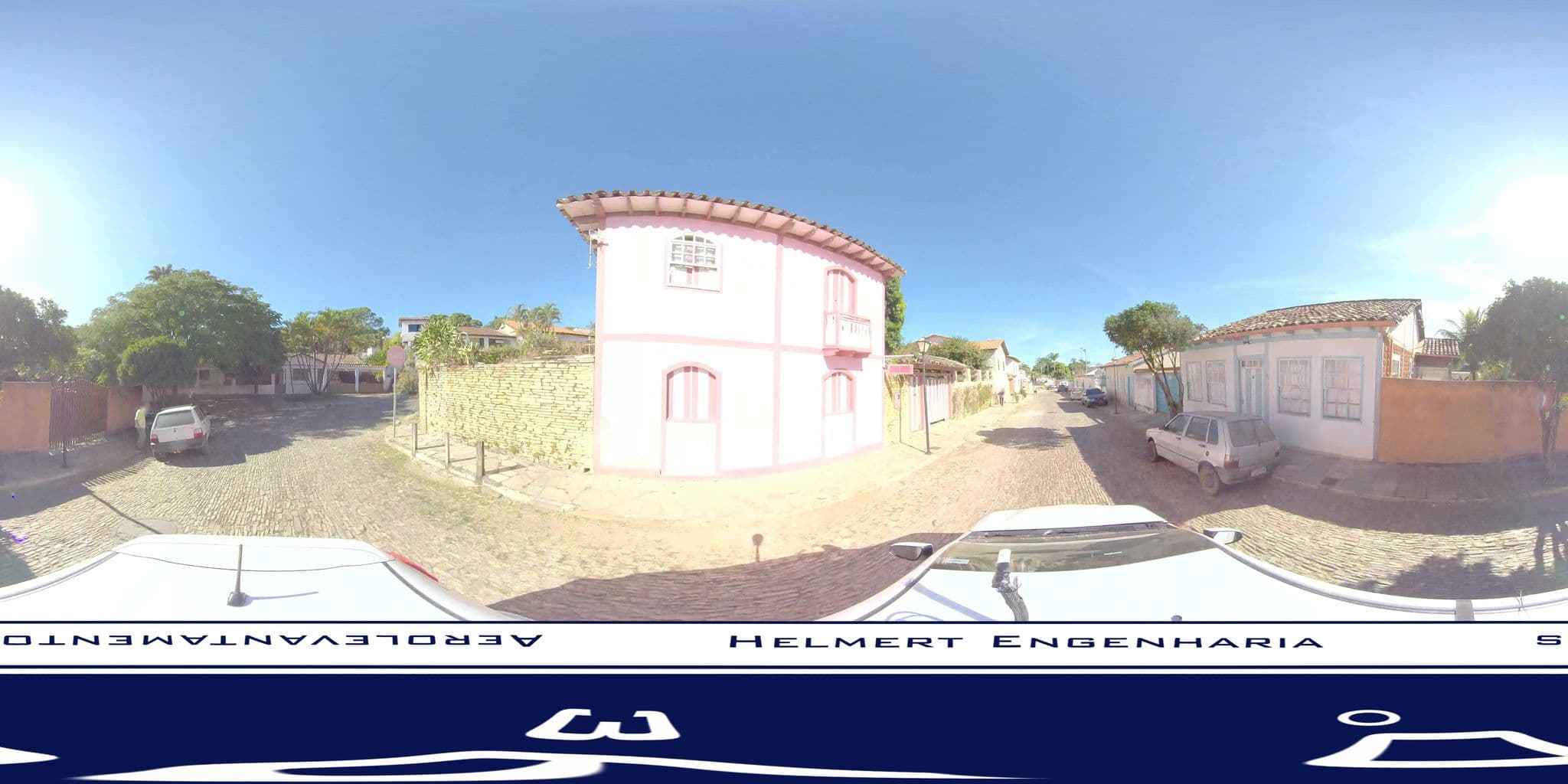 Street view near Jardim Secreto Hostel e Camping, Pirenópolis — © helmert_engenharia (CC BY-SA · Mapillary)