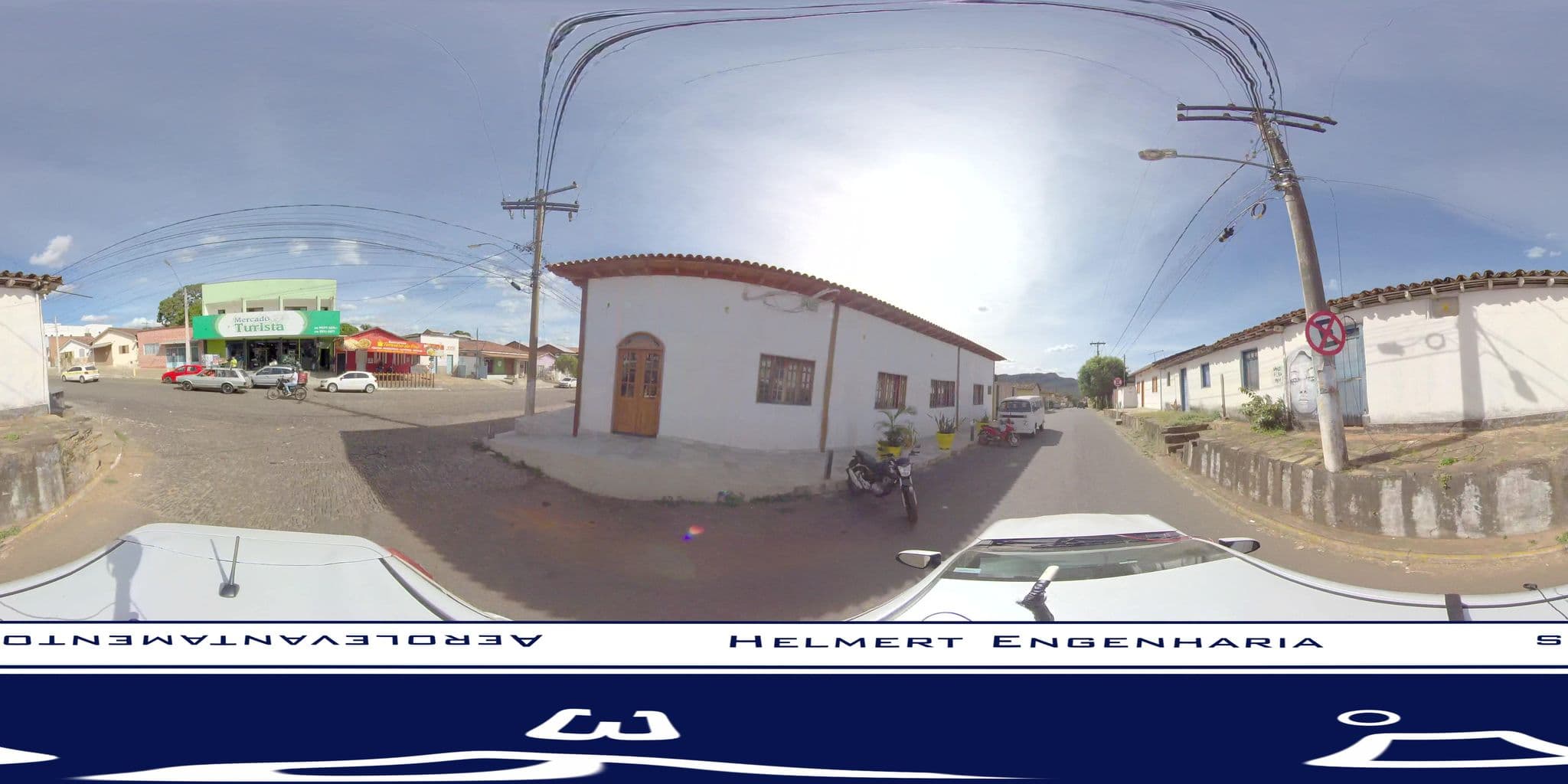Street view near Pousada Israel, Pirenópolis — © helmert_engenharia (CC BY-SA · Mapillary)