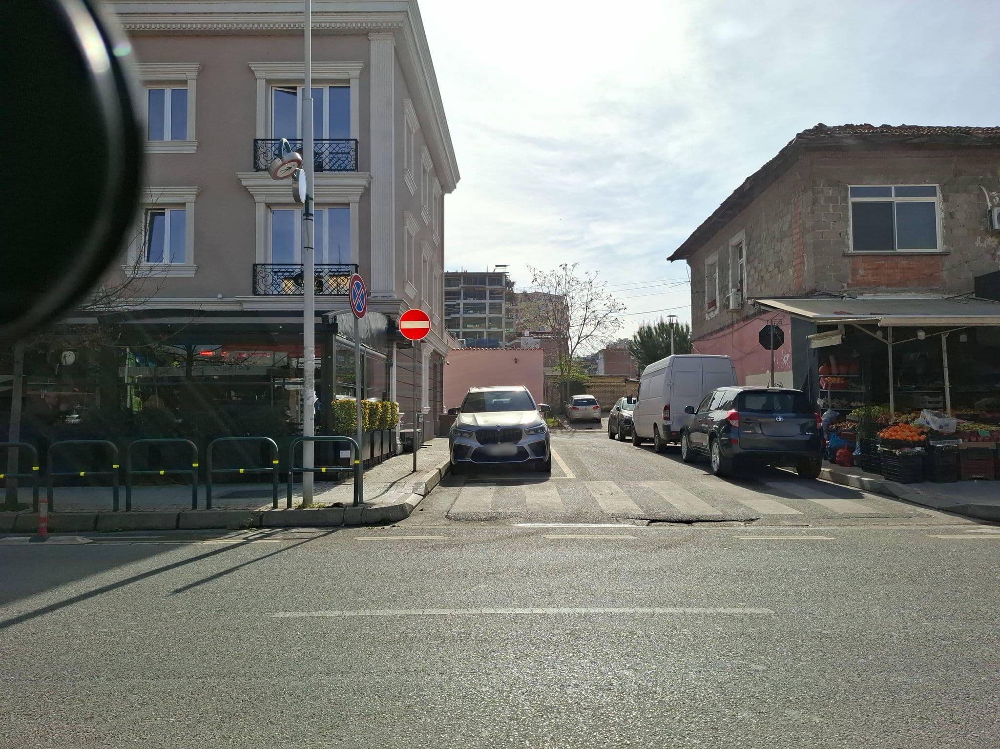 Street view near Primo Tirana Hotel, Tirana