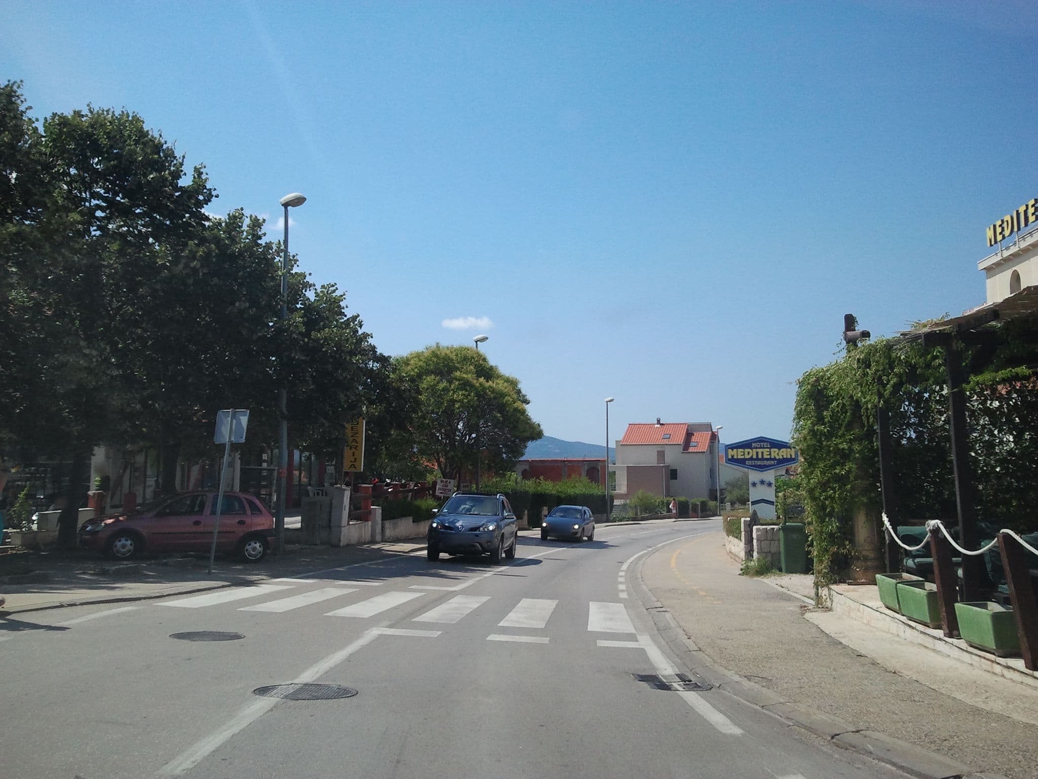 Street view near Mediteran, Zadar